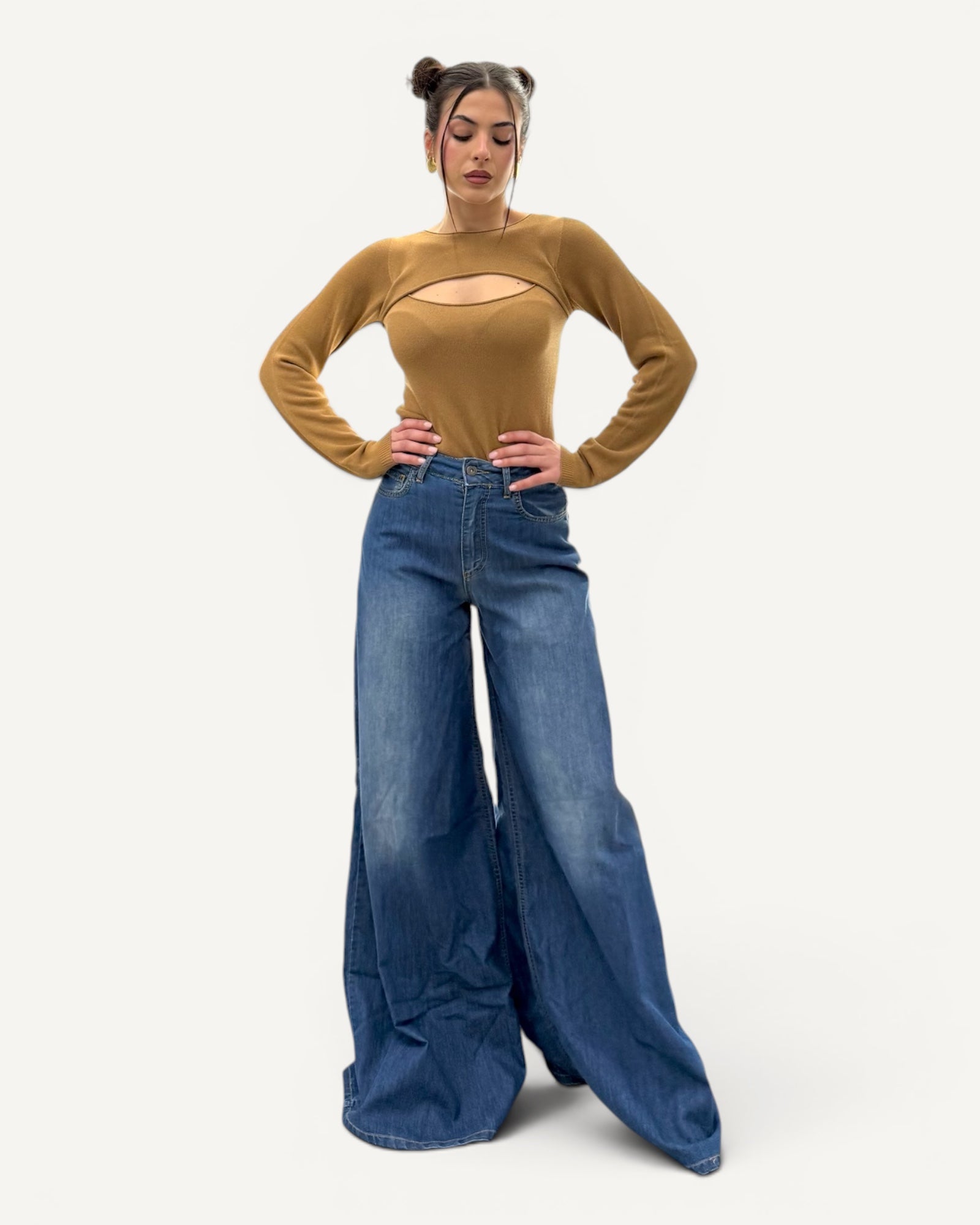 Kontatto - Jeans Gerbera Palazzo