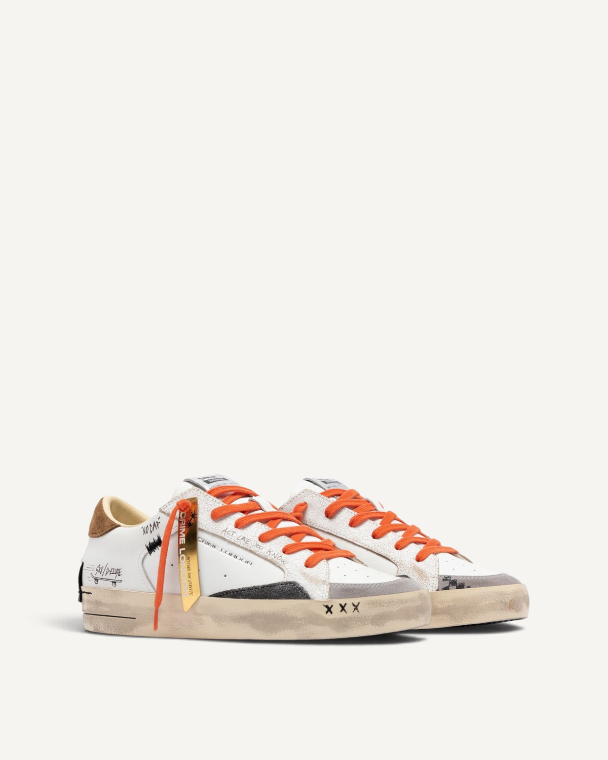 Crime London - Skate Orange Flame