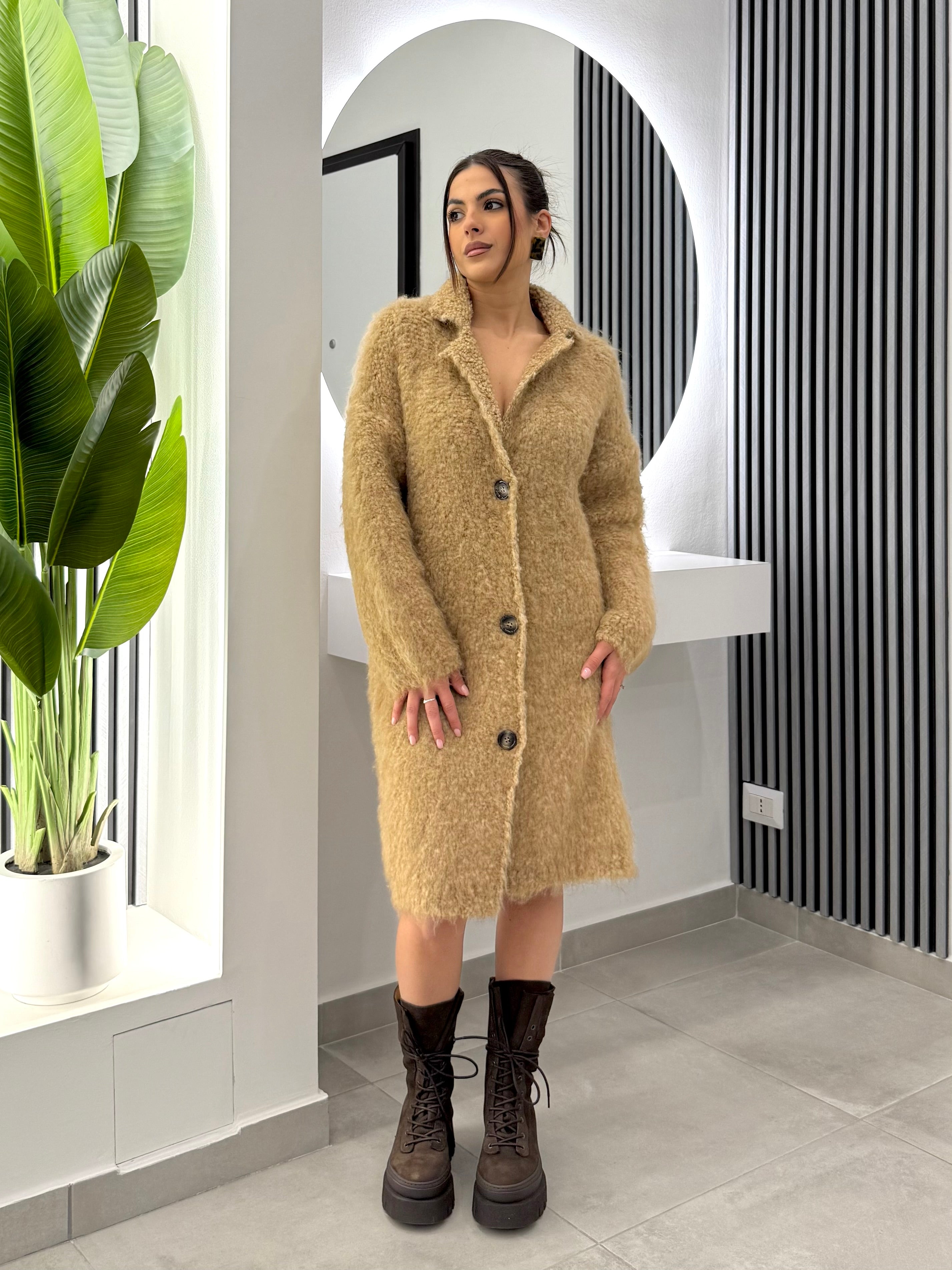 Kontatto - Cappottino Revers Biscotto