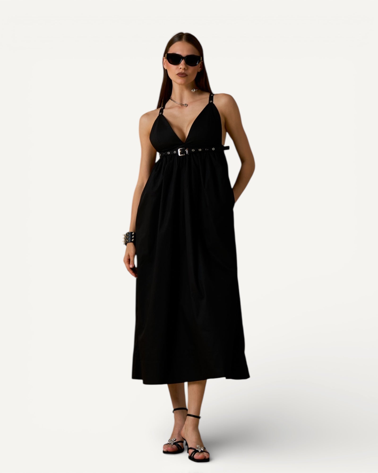 No Secrets - Abito Lungo Cintura