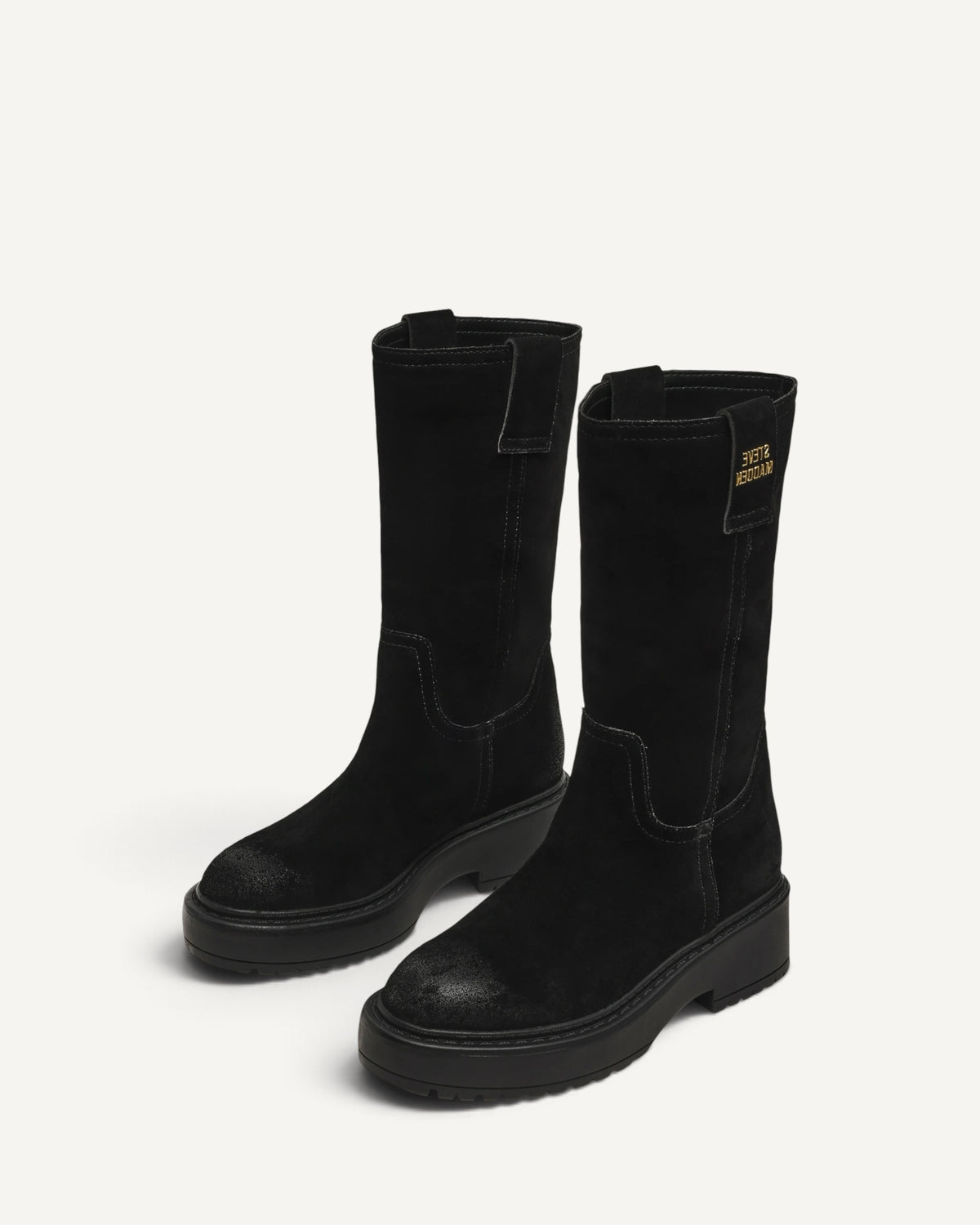 Steve Madden Ruckus - Stivale in Suede Nero