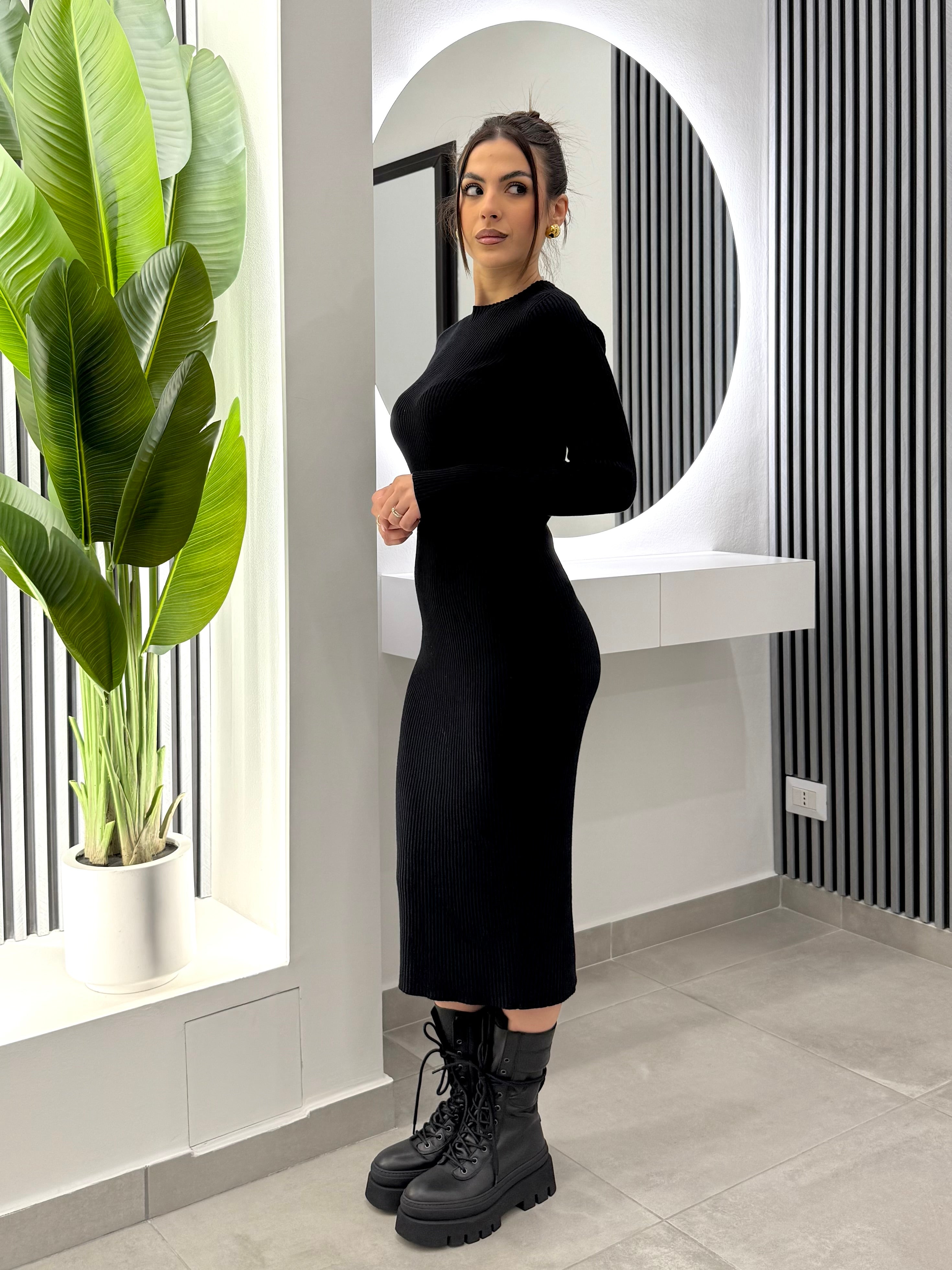 Kontatto - Abito Coste Nero