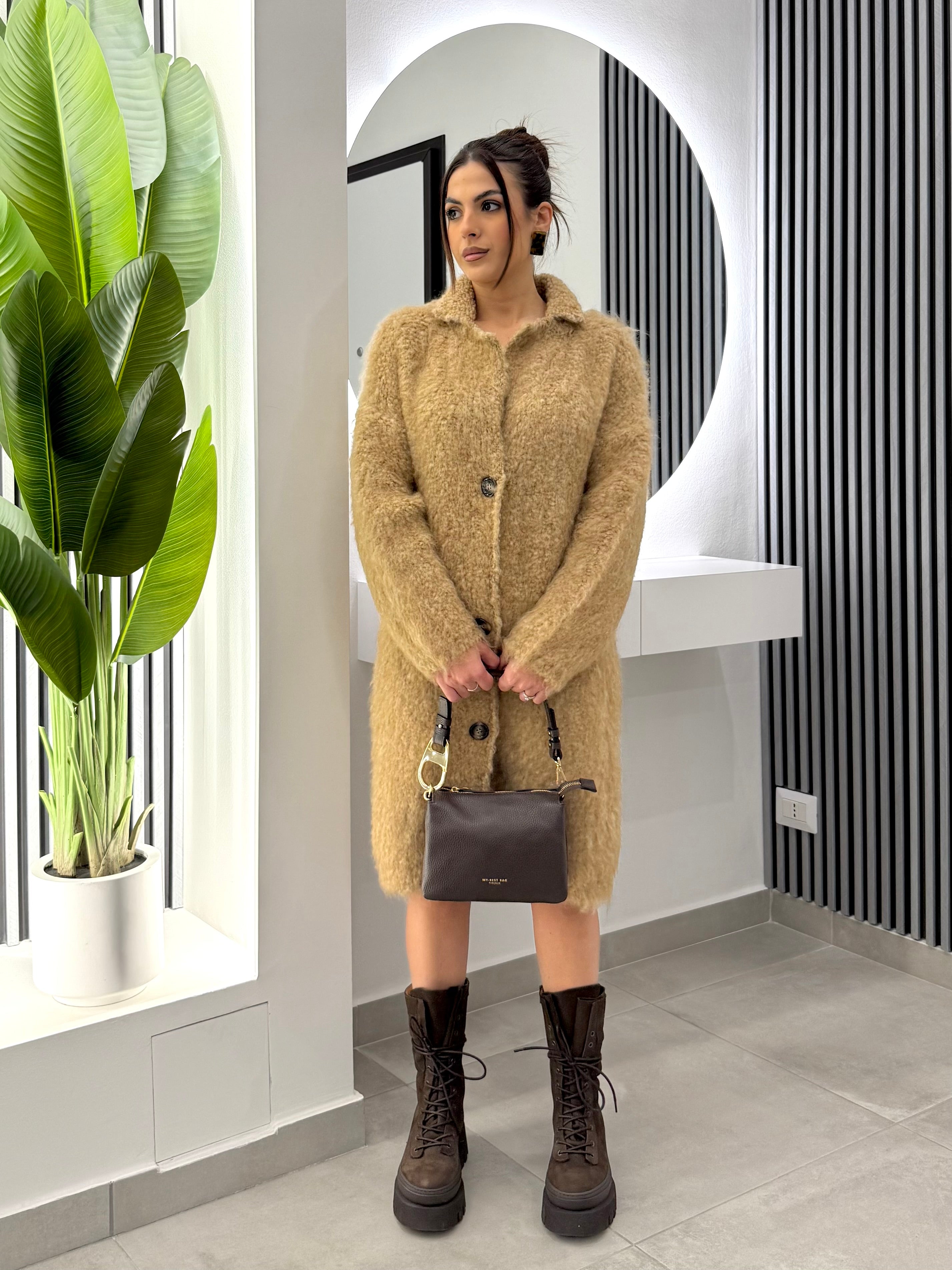 Kontatto - Cappottino Revers Biscotto