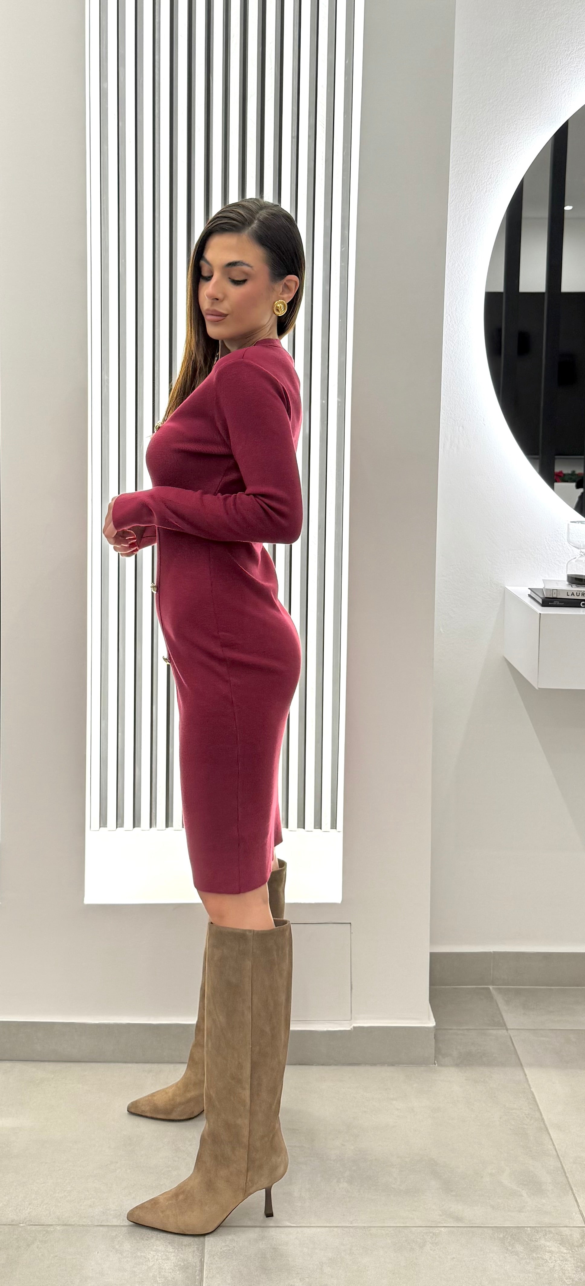 Koralline - Abito Bottoni Oro