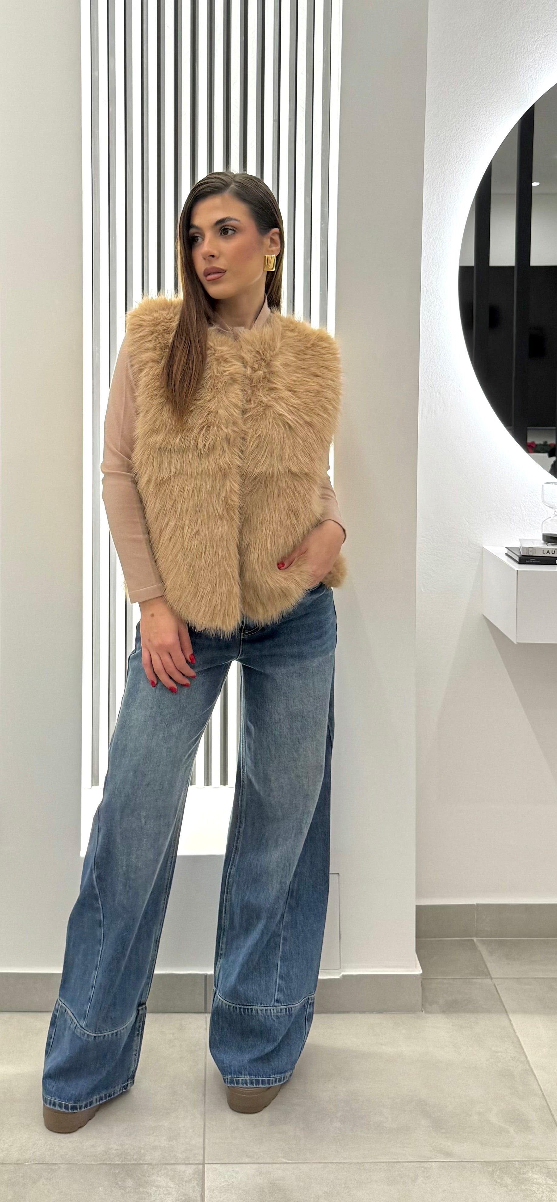 Koralline - Gilet Pelliccia