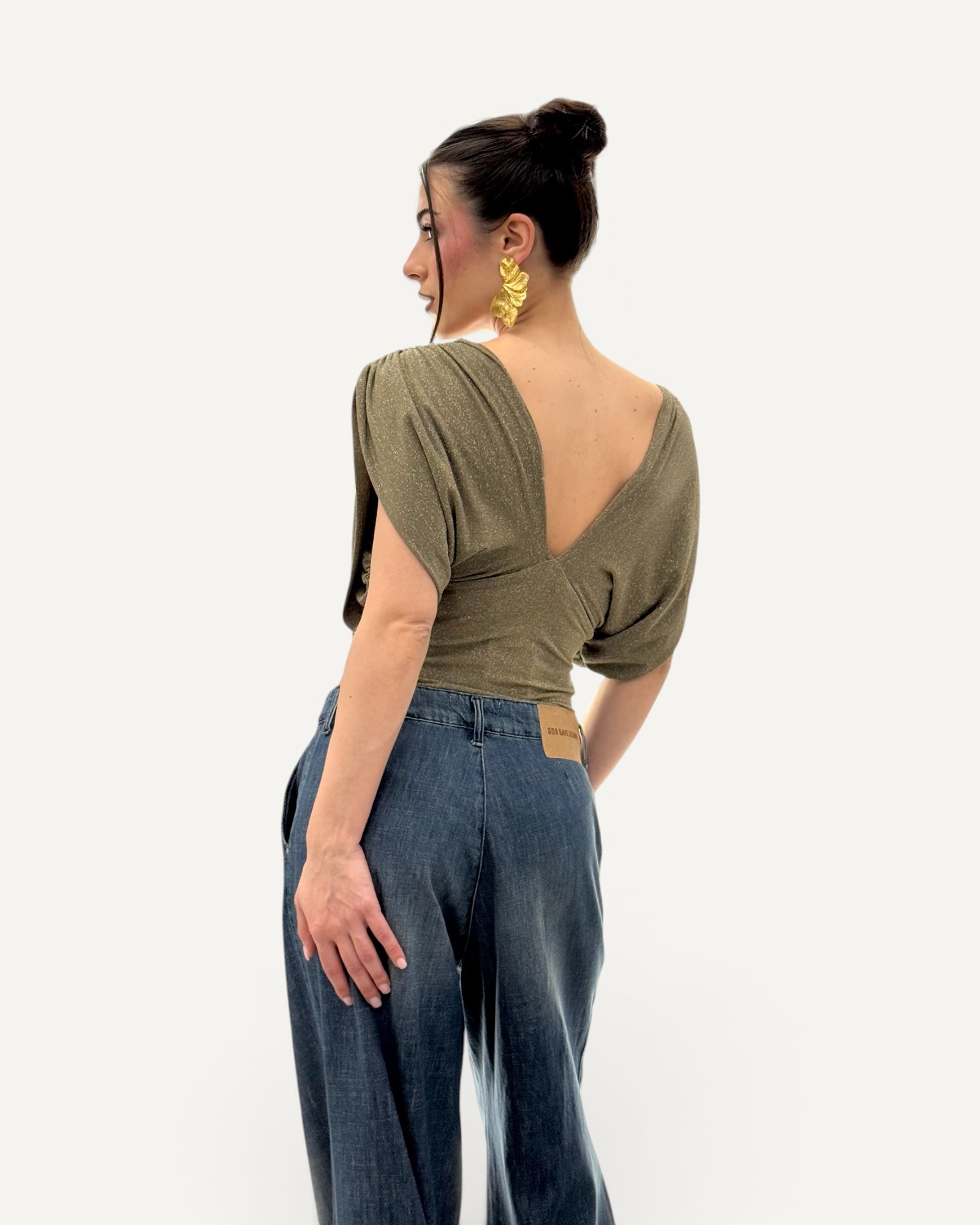 Kontatto - Body Incrocio Lurex