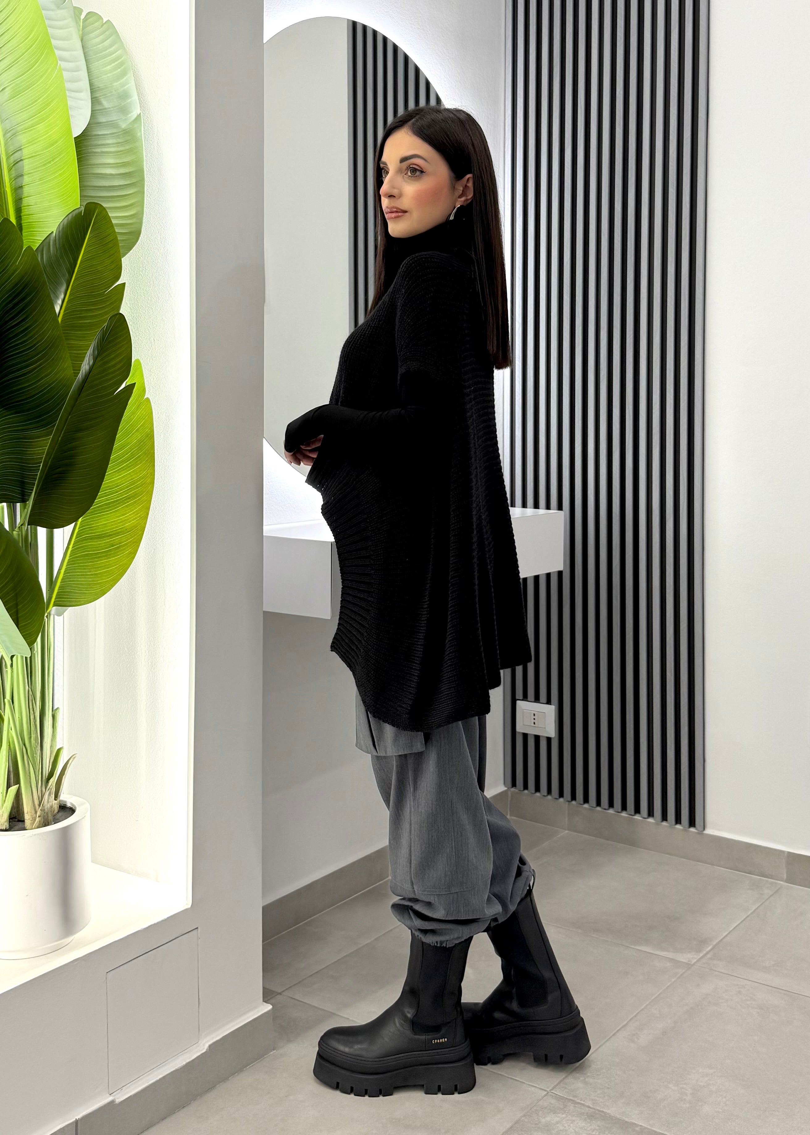 Club Crochet - Poncho Misto lana