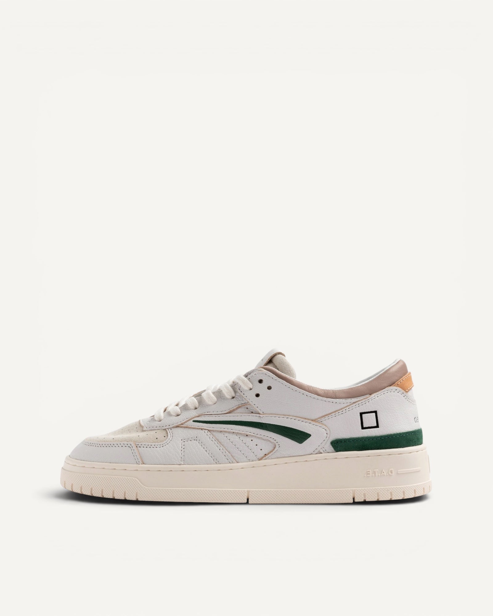 D.A.T.E. - Sneakers Torneo Pure Calf White-Green