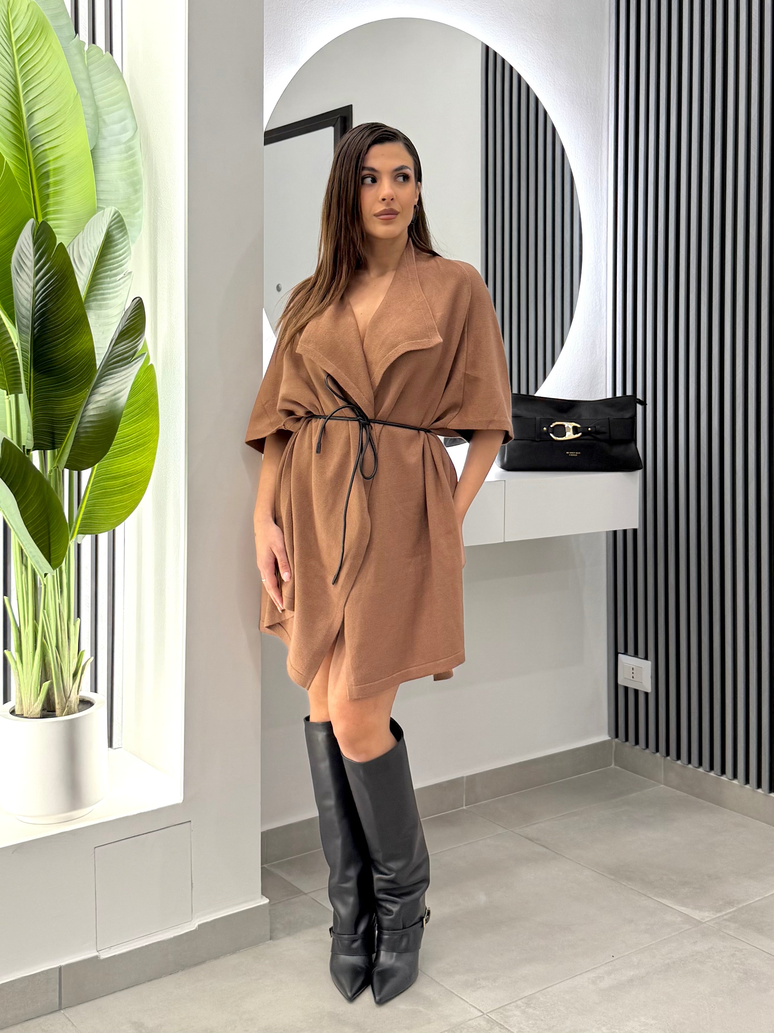 No Secrets - Cardigan Tokyo Cammello