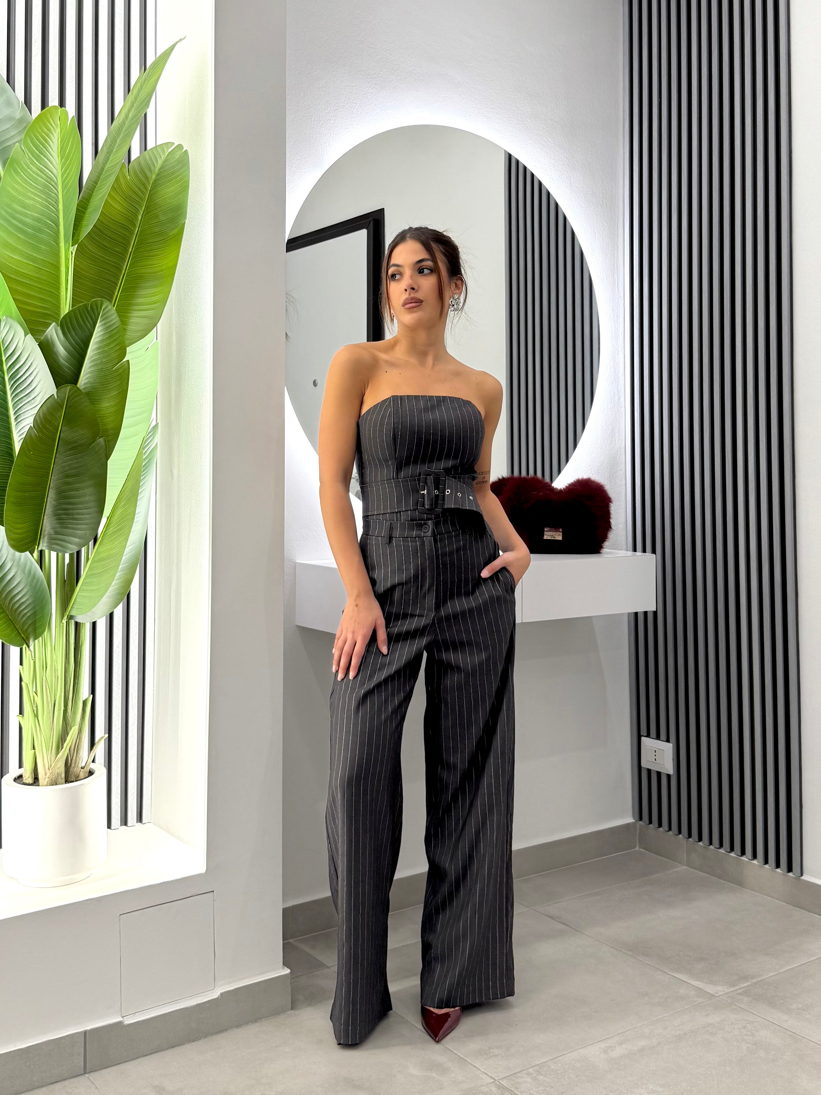 No Secrets - Pantalone Gessato