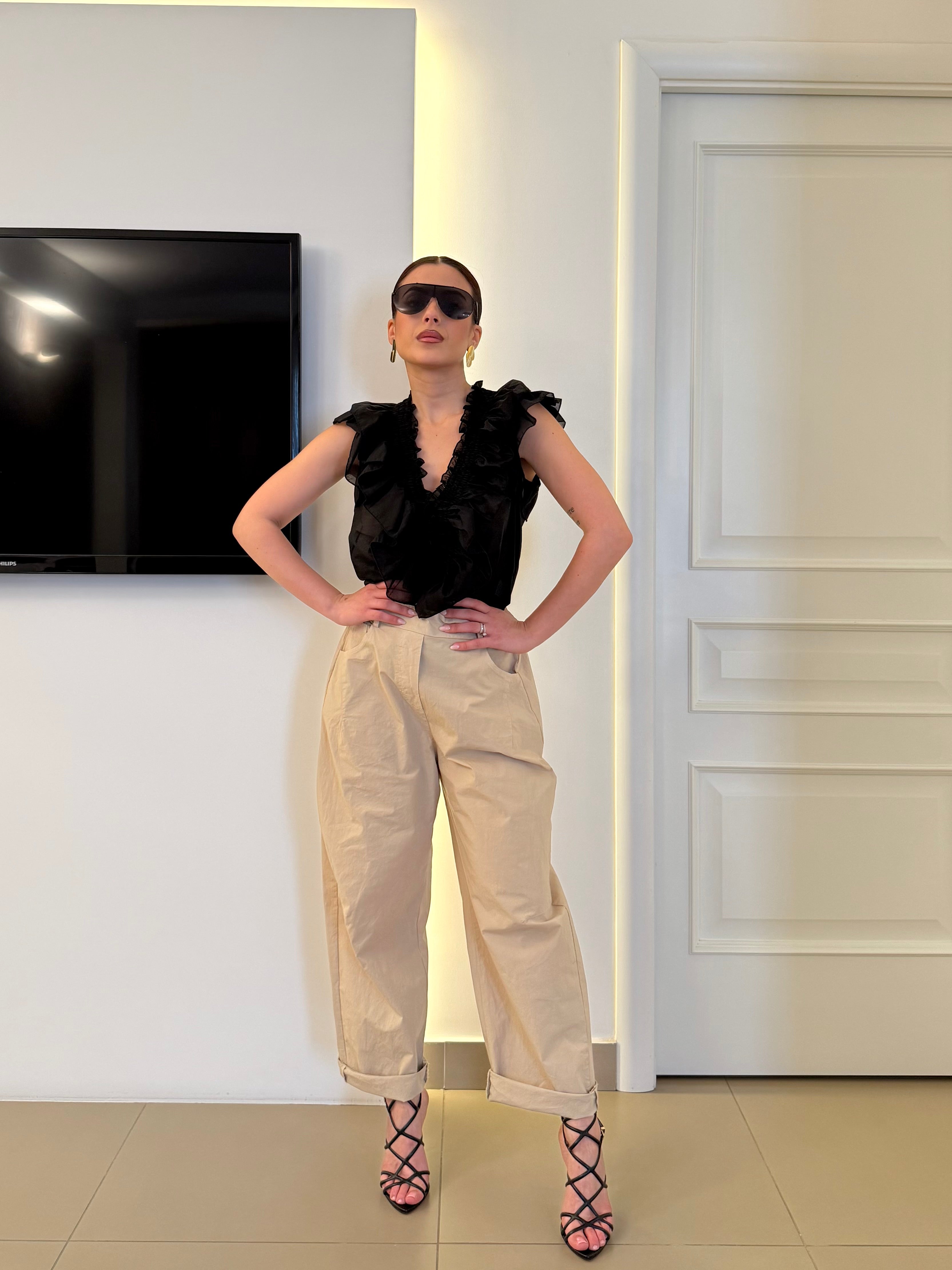 D'Elle - Giulia Mastini - Blusa con Volant