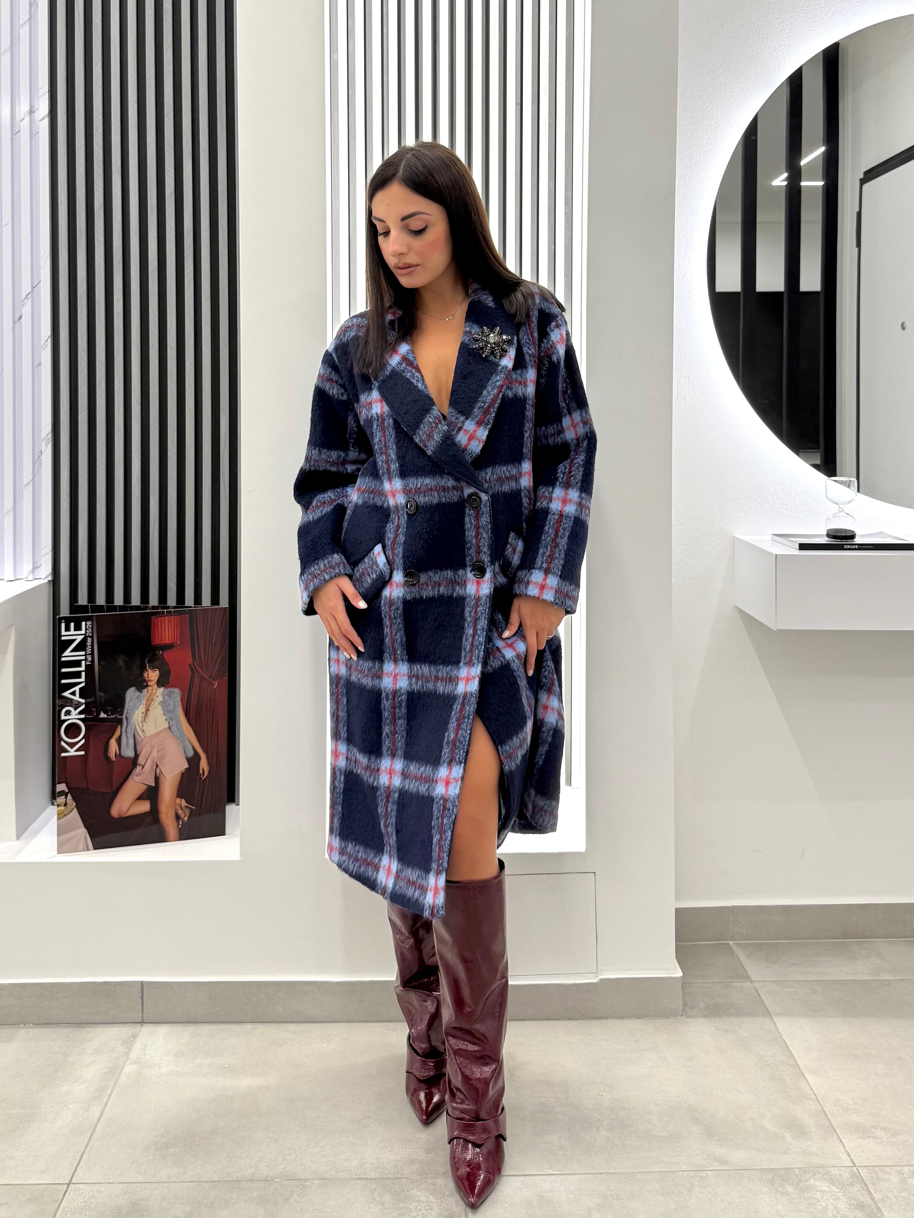 Koralline - Cappotto Quadri
