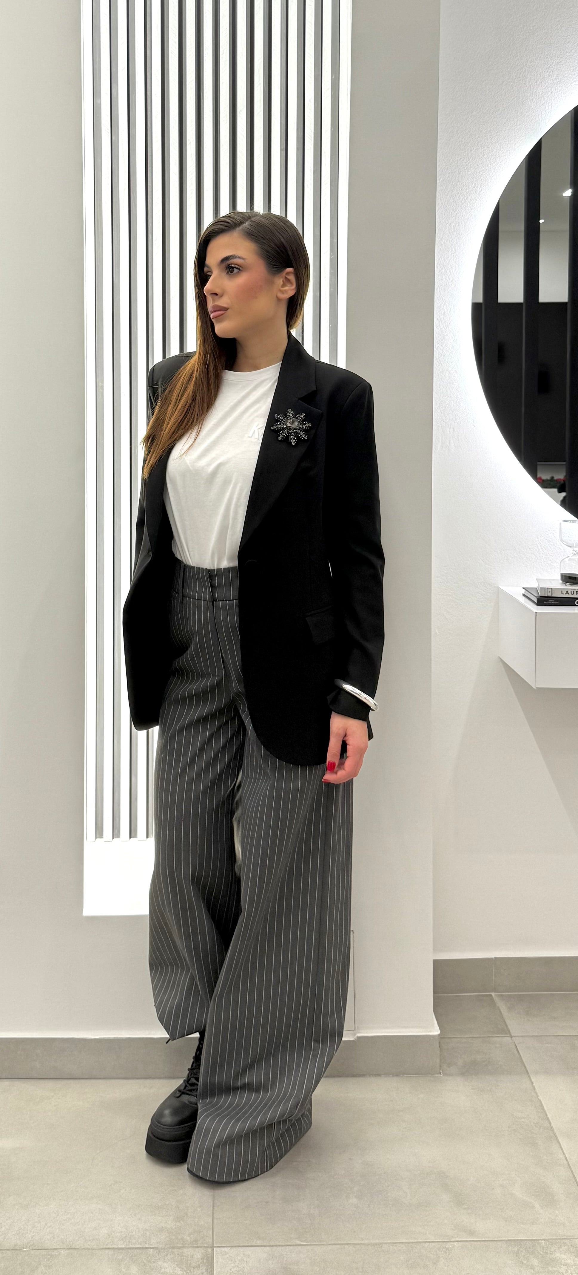 Koralline - Pantalone Gessato