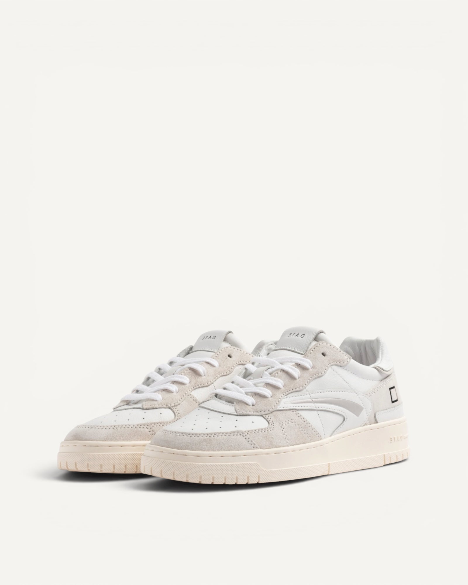 D.A.T.E. - Sneakers Torneo Pure Basic White-Beige