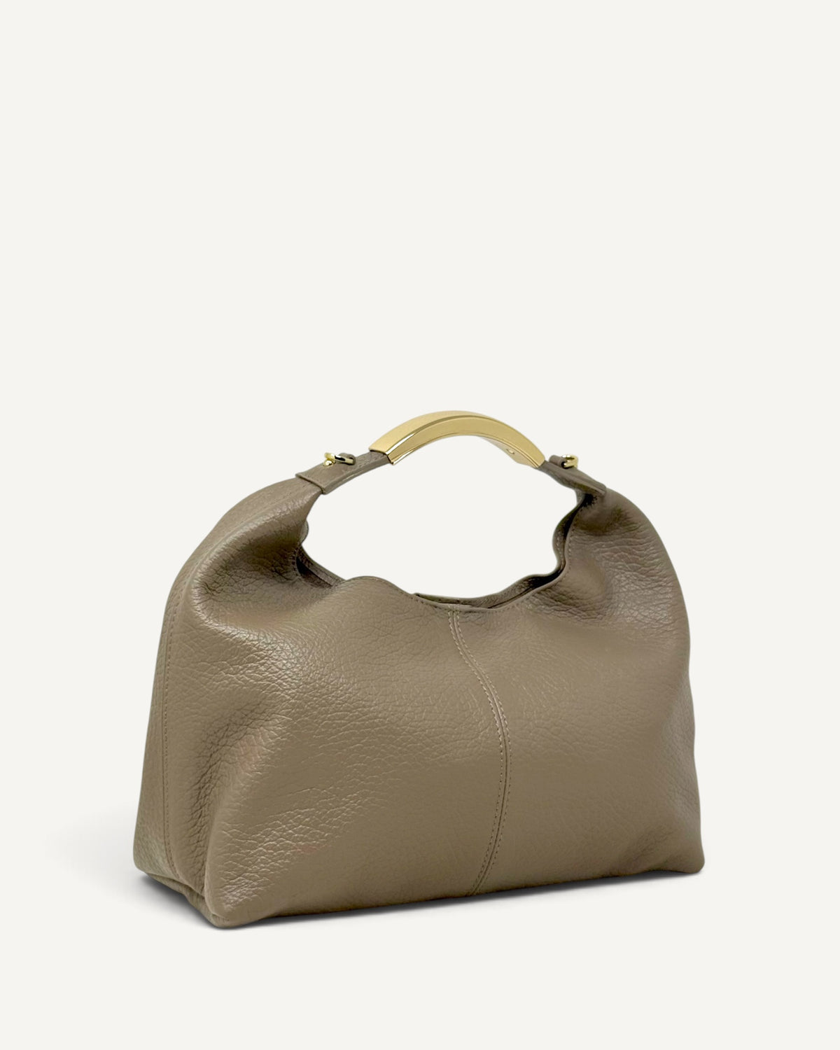 My Best Bag - Borsa Small Ellisse Macro Dollaro Taupe