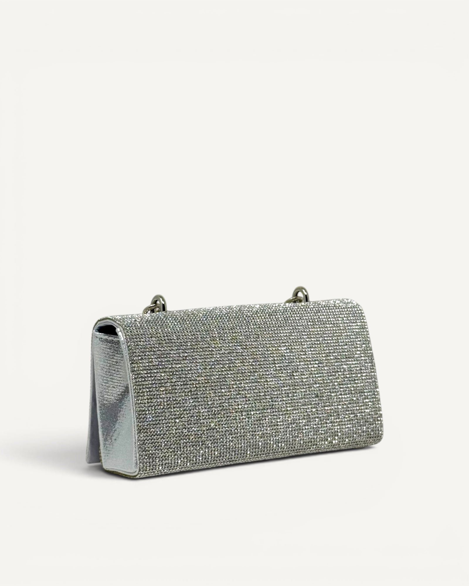 Albano - Borsa Brunella Strass Argento
