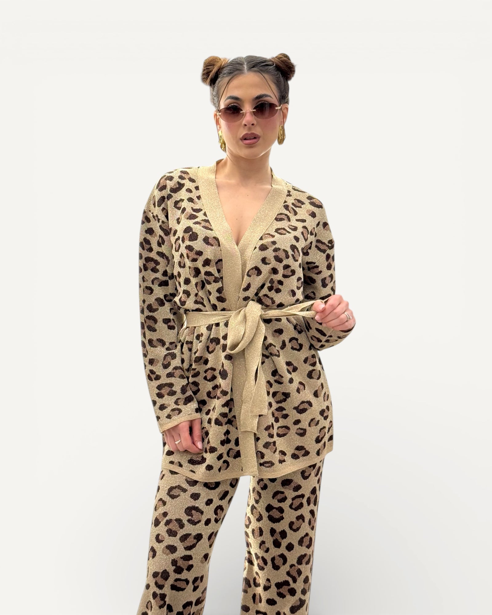 Kontatto - Cardigan Lurex Maculato