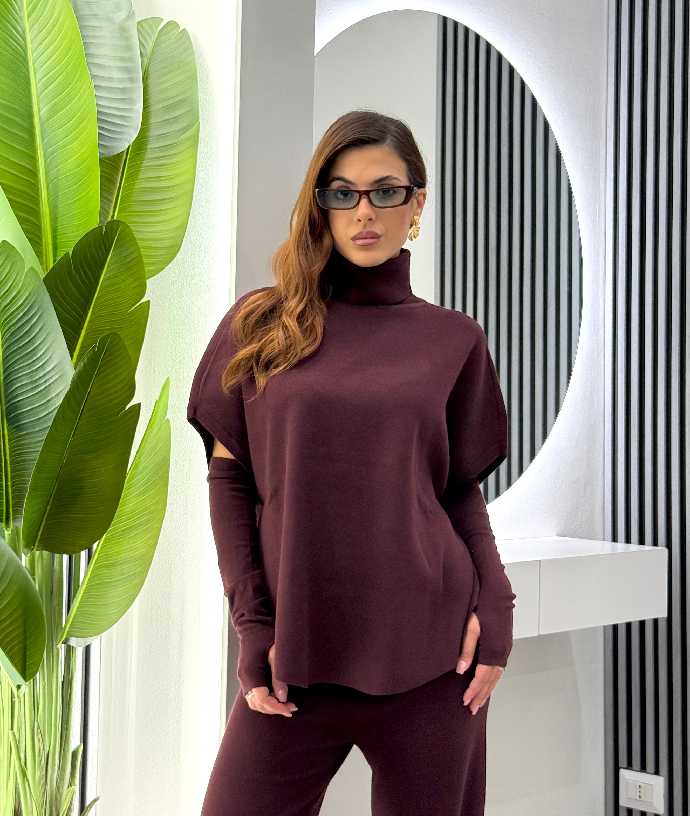 Club Crochet - Set Coordinato Bordeaux