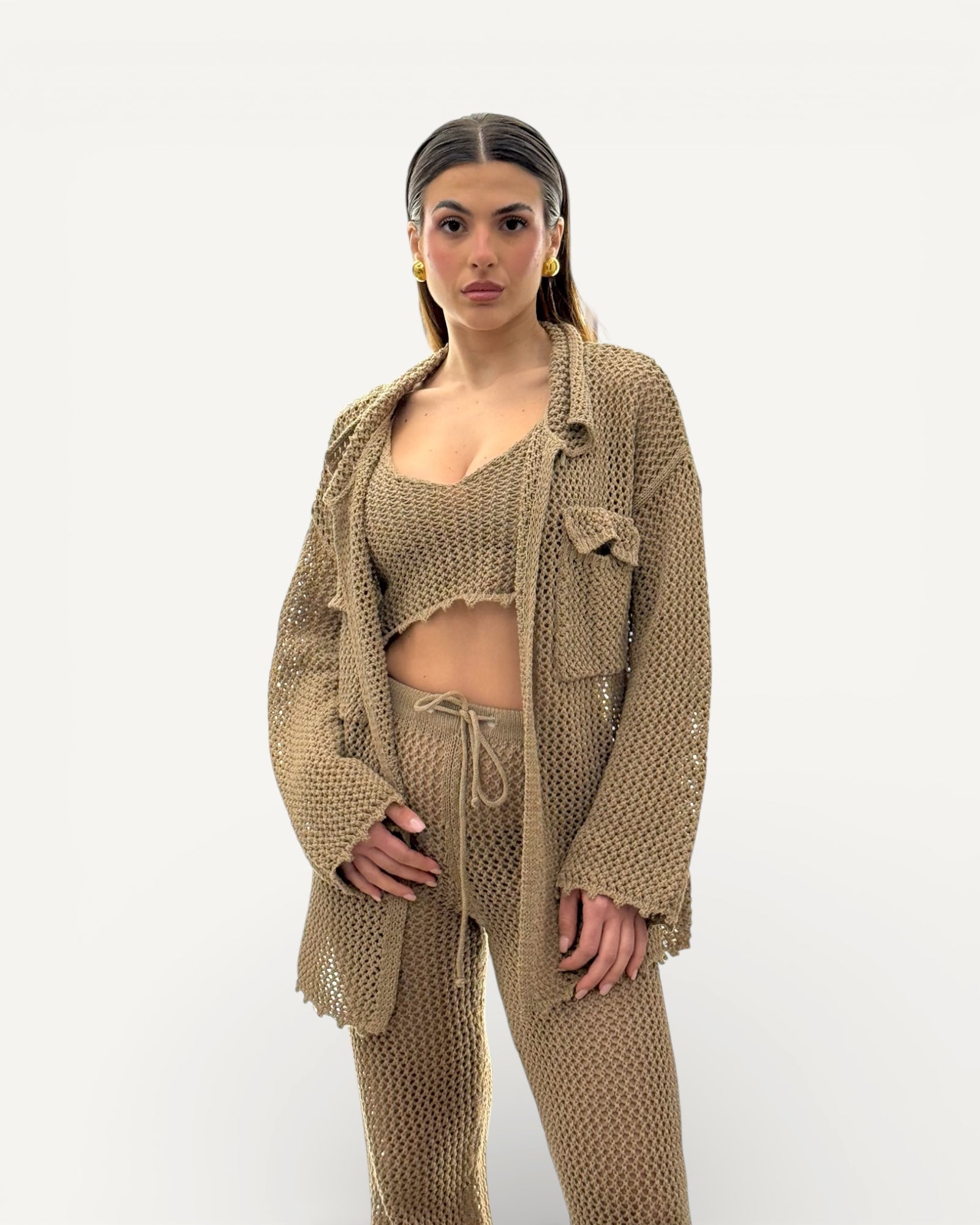 No Secrets - Cardigan in Crochet