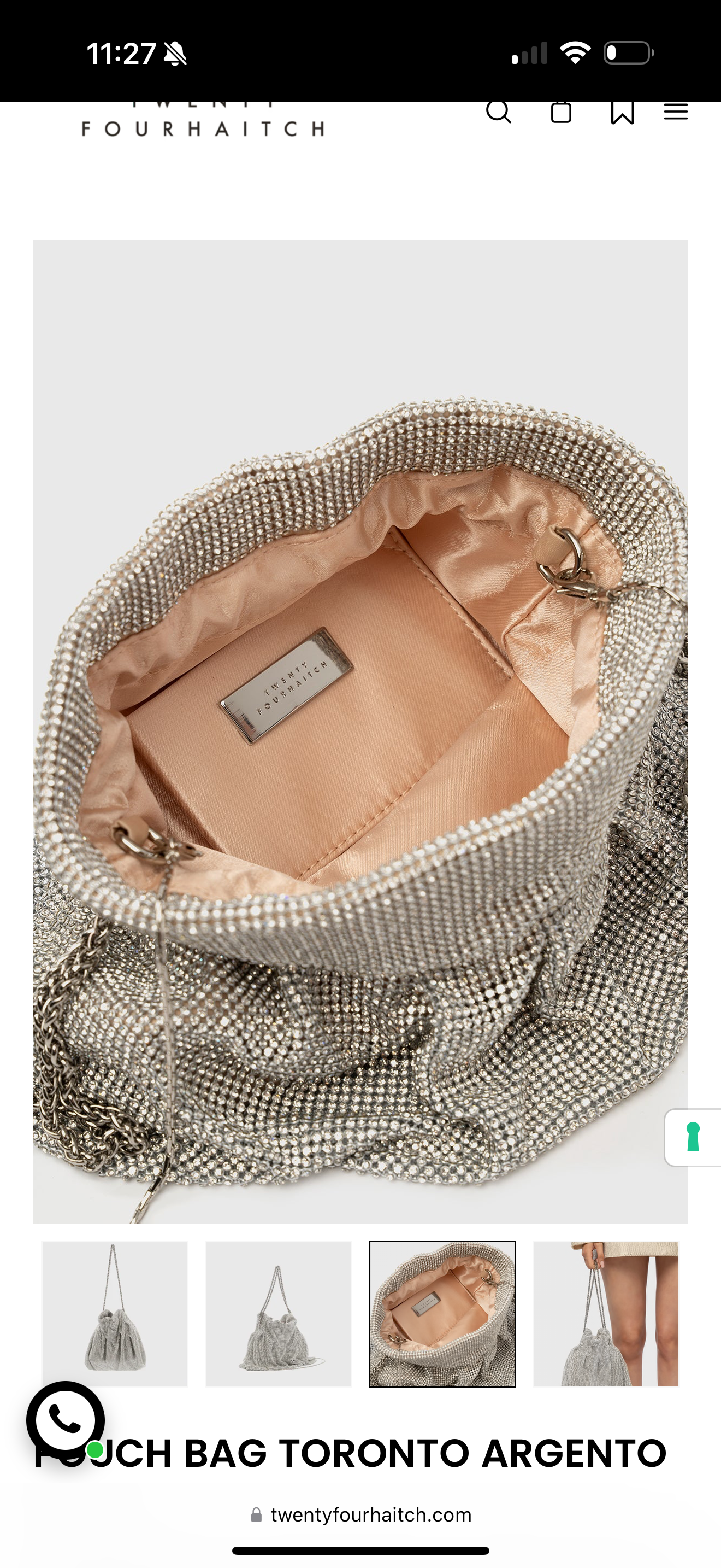 Twentyfourhaitch - Clutch Toronto Argento
