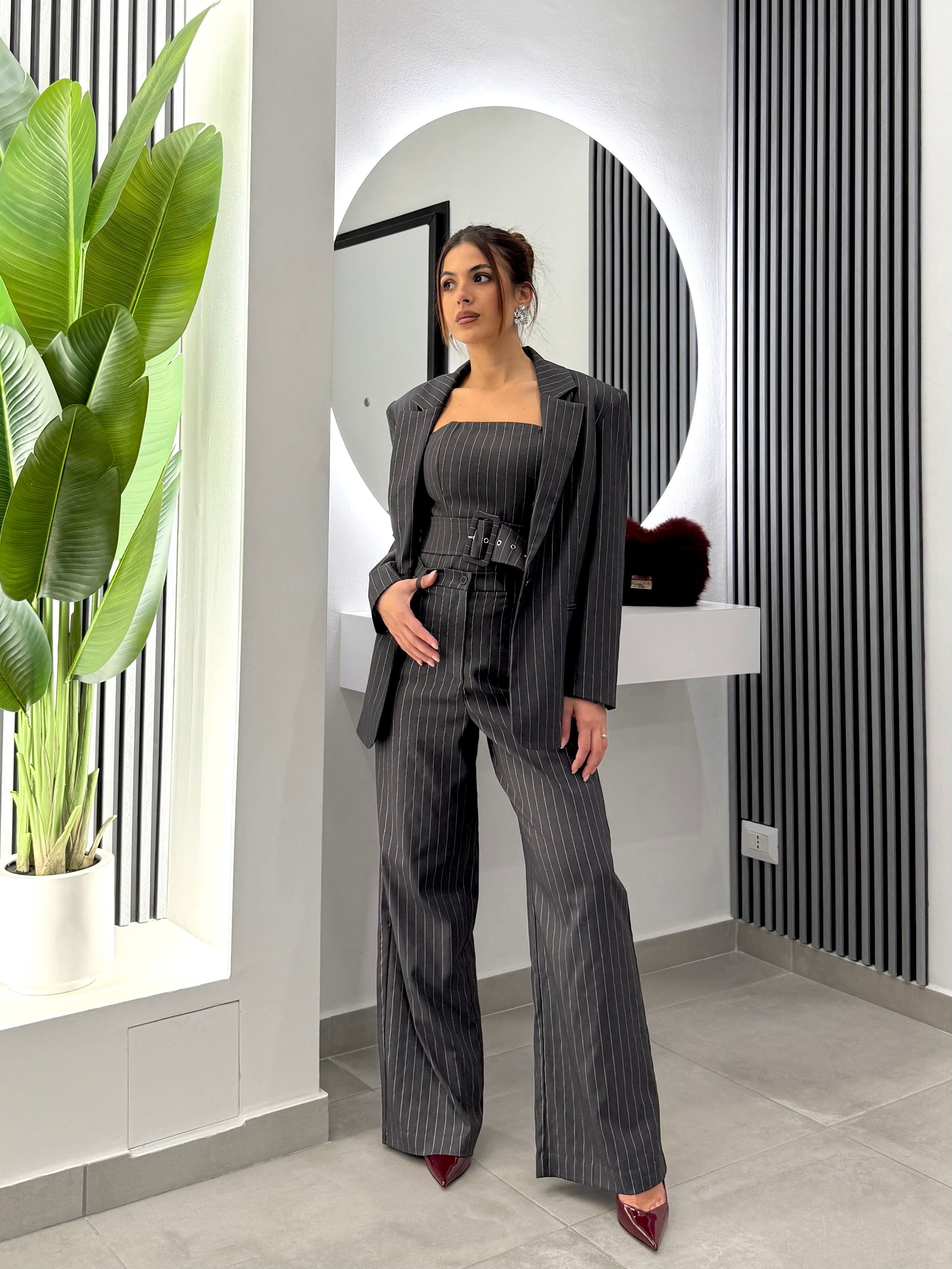 No Secrets - Pantalone Gessato