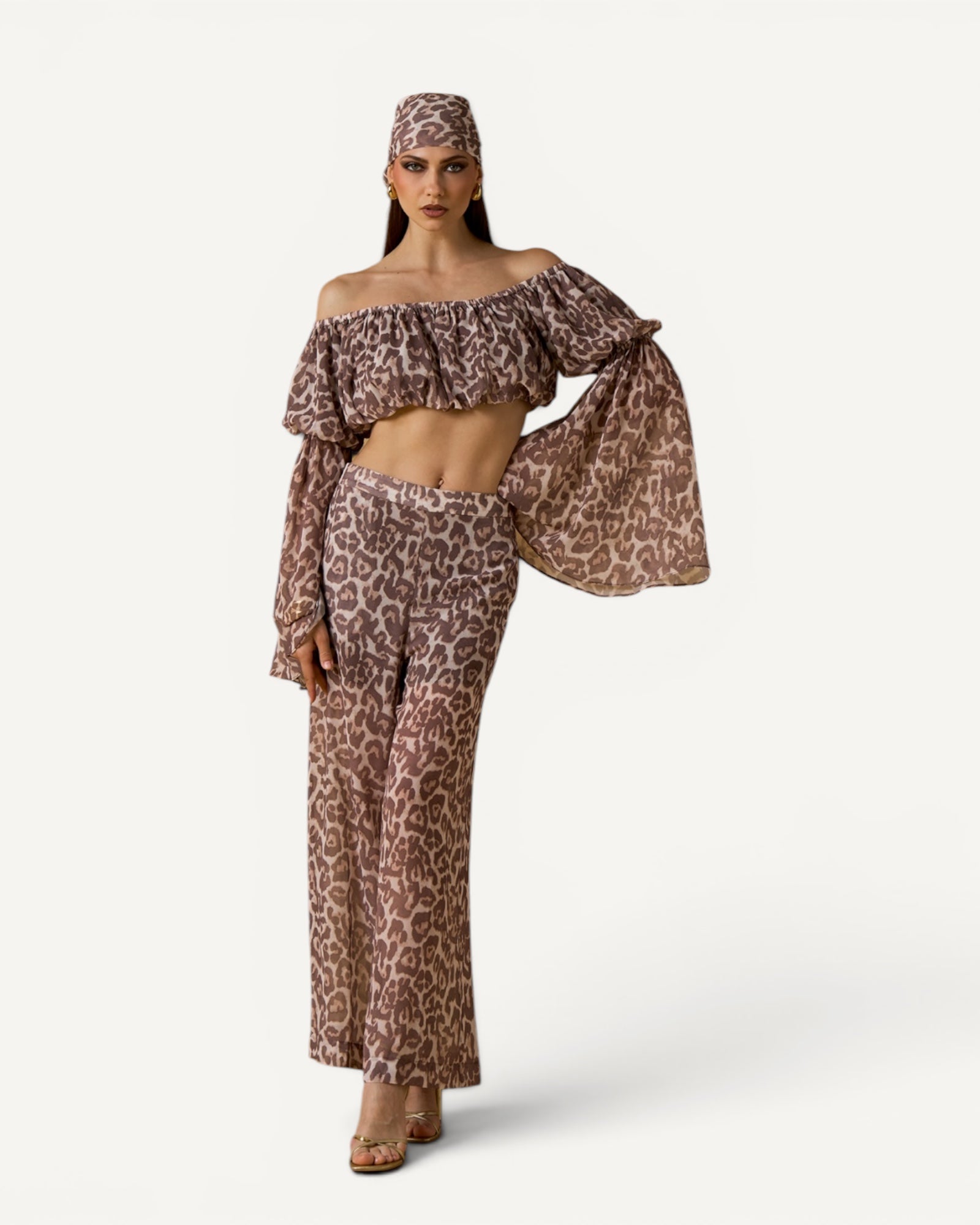No Secrets - Pantalone Voile Stampato
