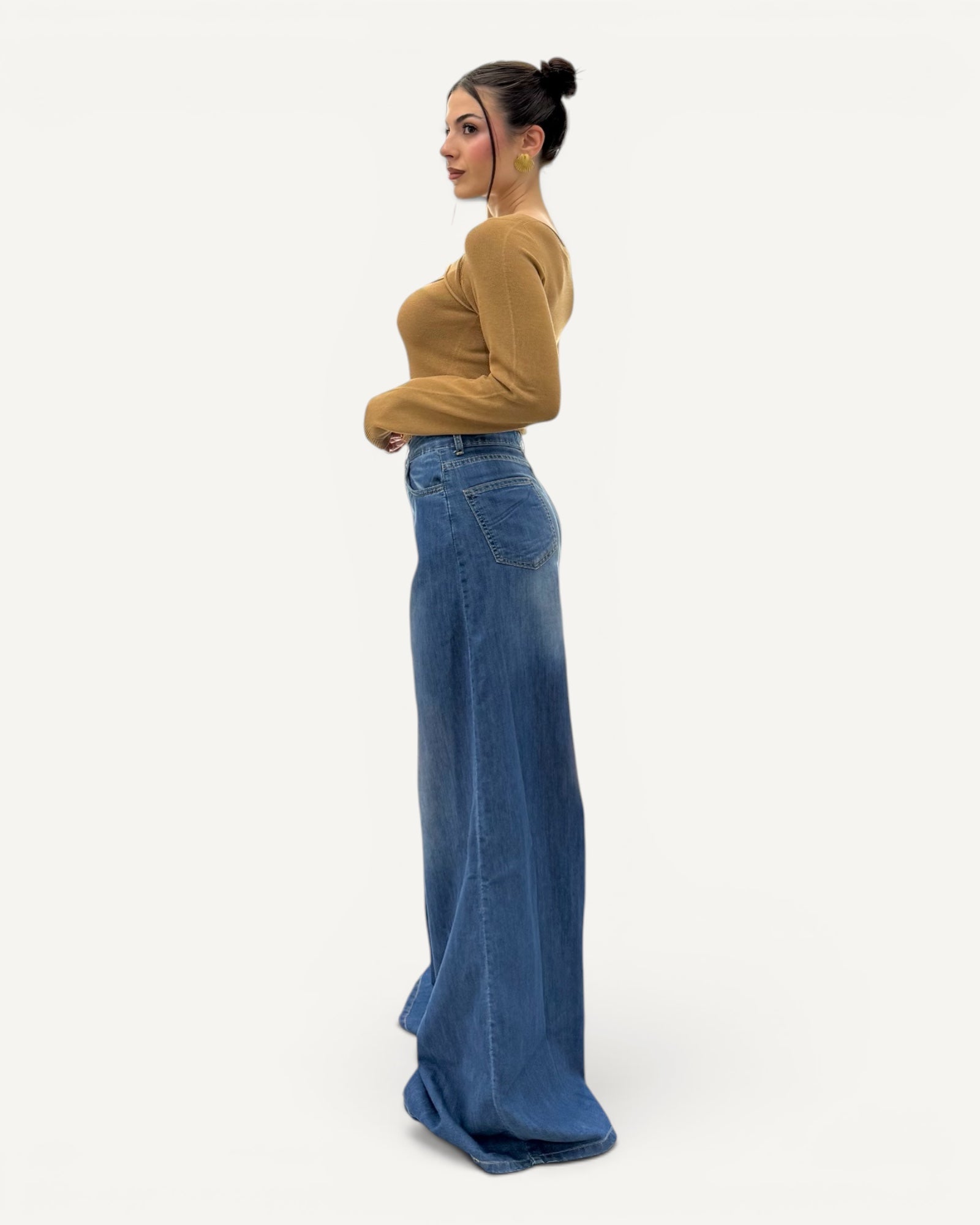 Kontatto - Jeans Gerbera Palazzo