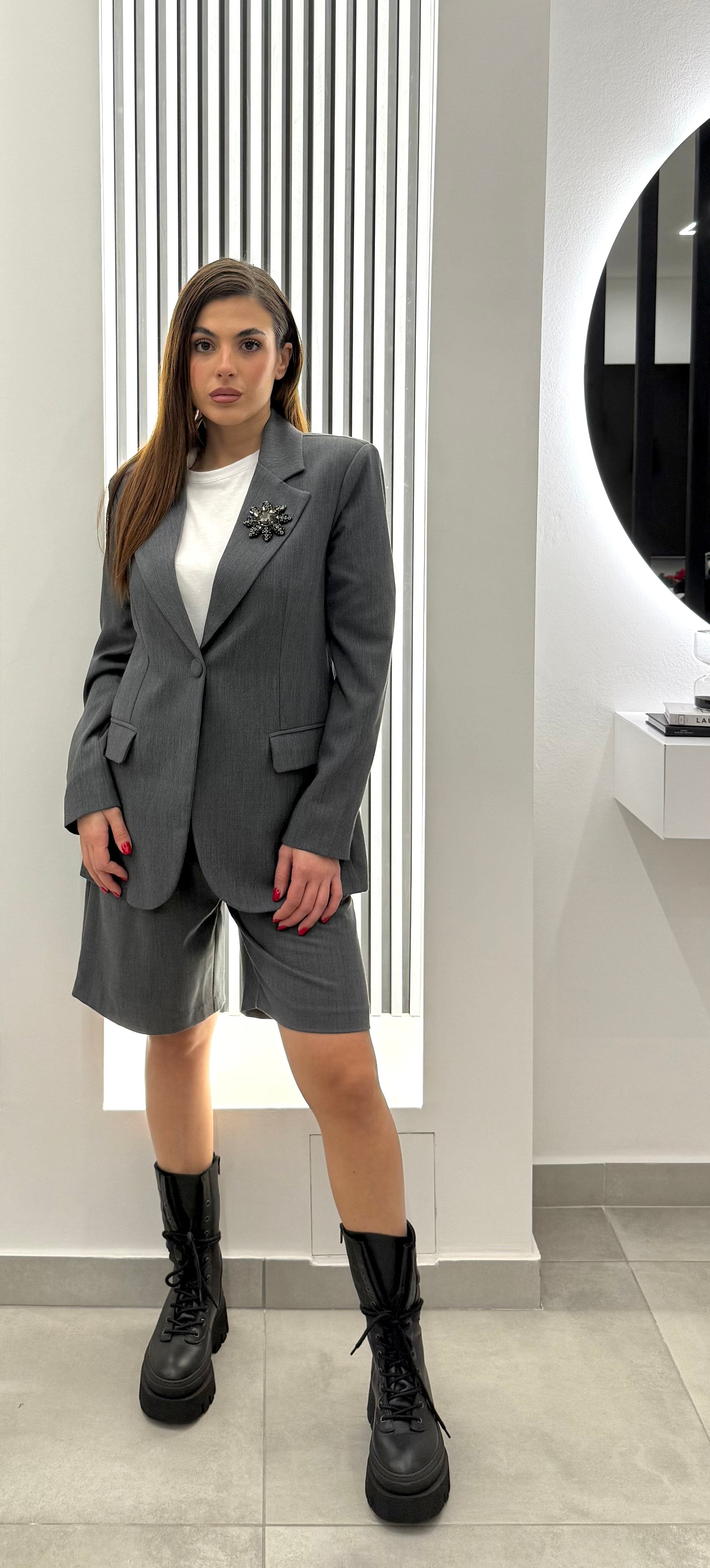 Koralline - Blazer Grigio