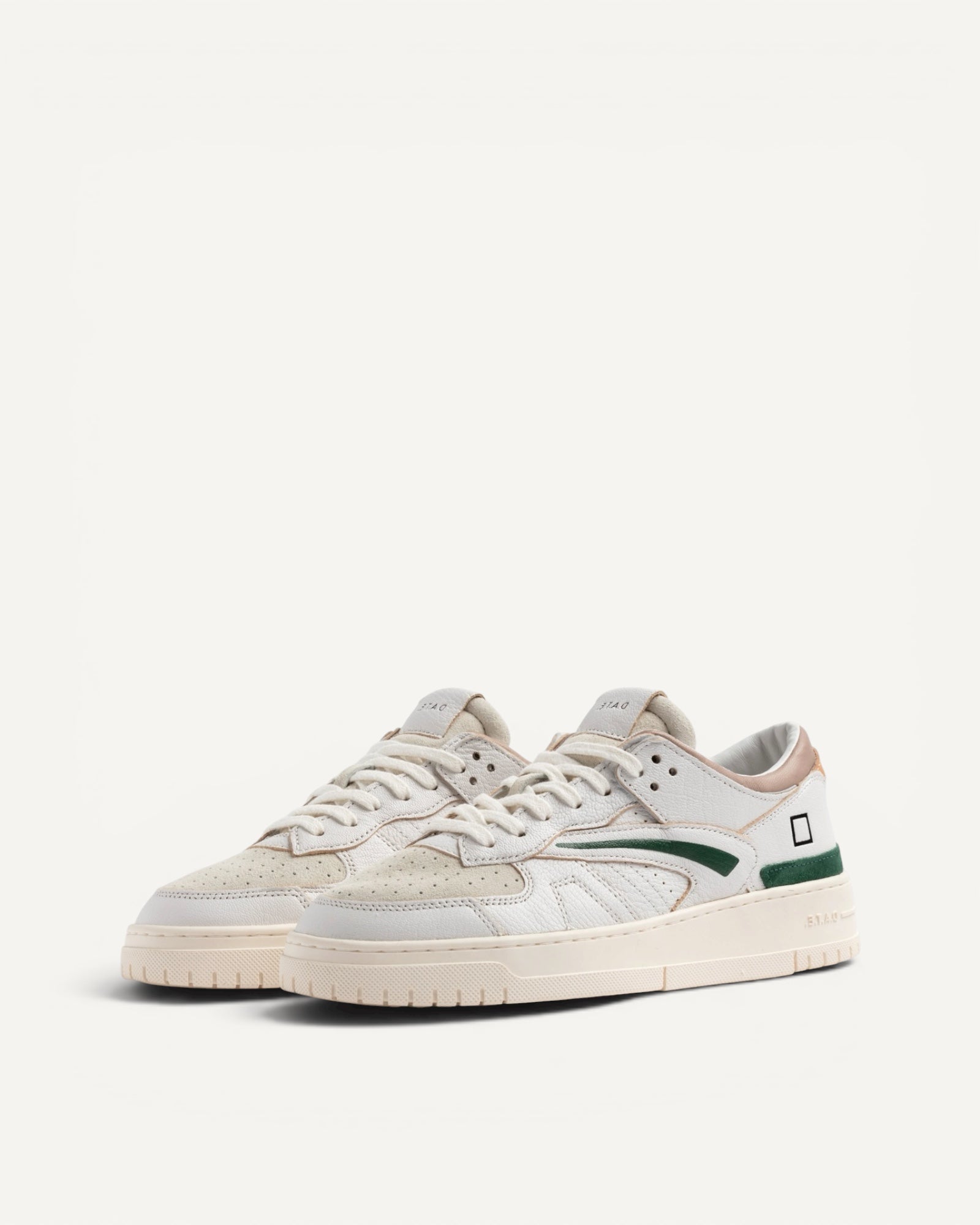 D.A.T.E. - Sneakers Torneo Pure Calf White-Green