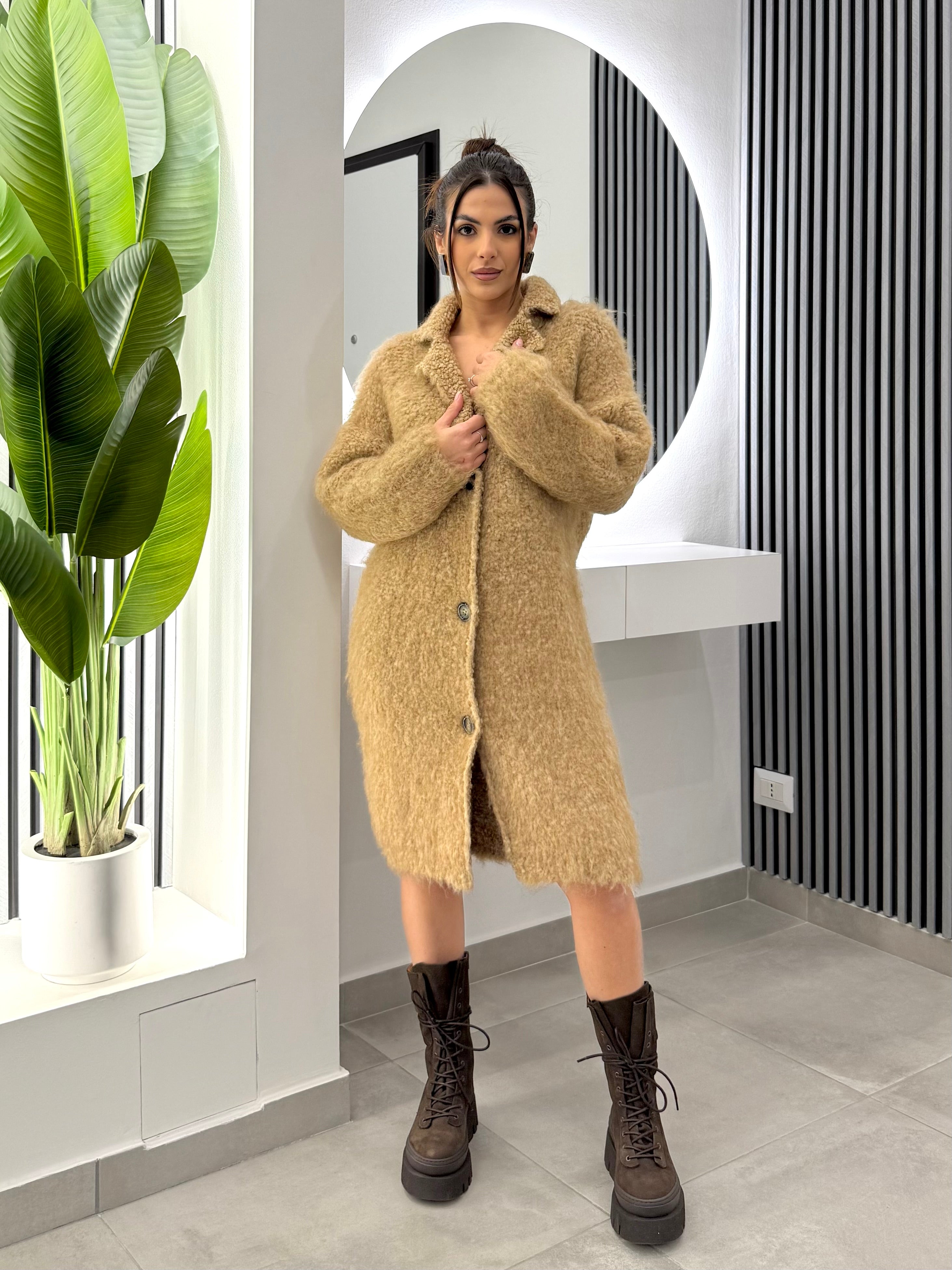 Kontatto - Cappottino Revers Biscotto