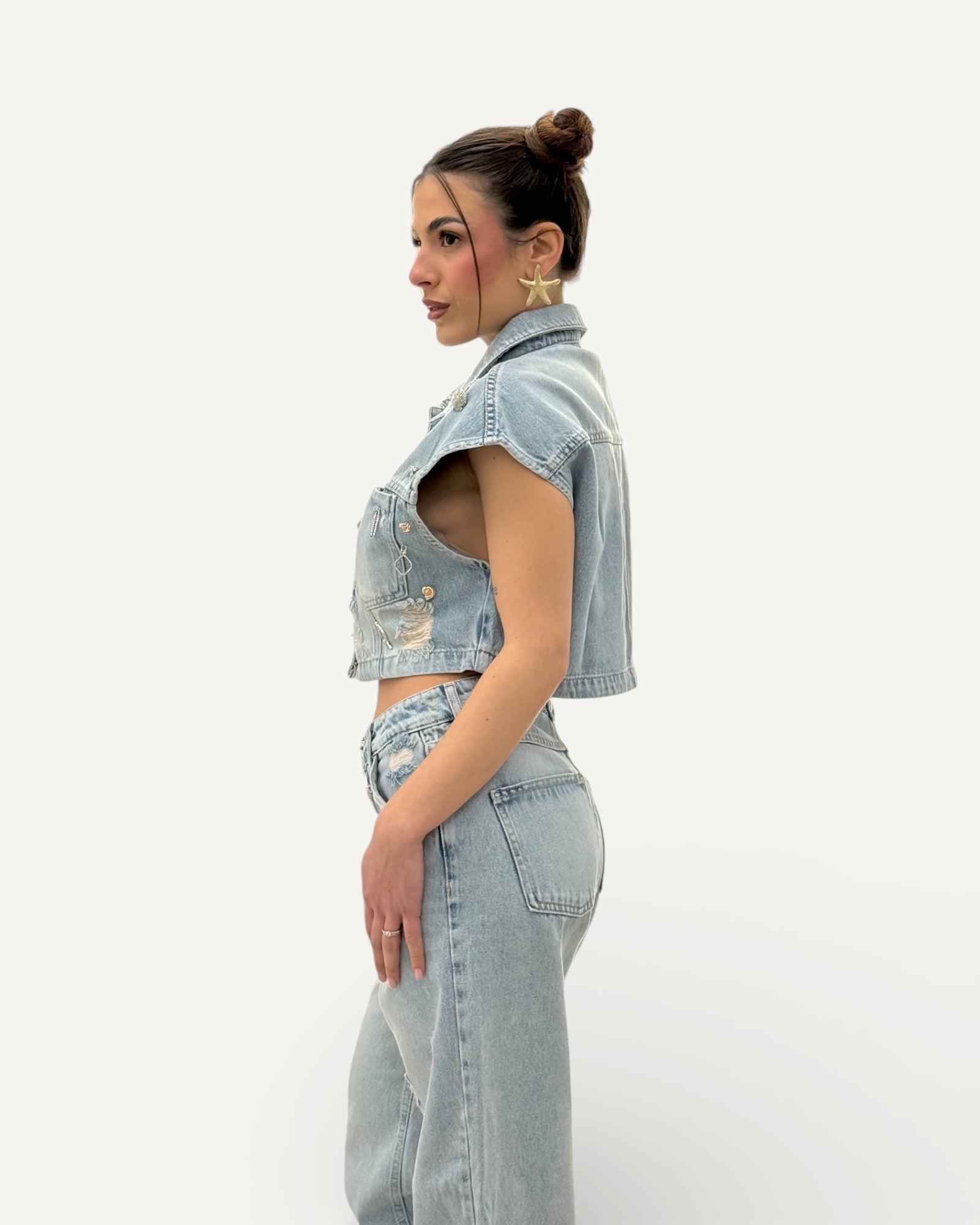 Kontatto - Gilet Denim