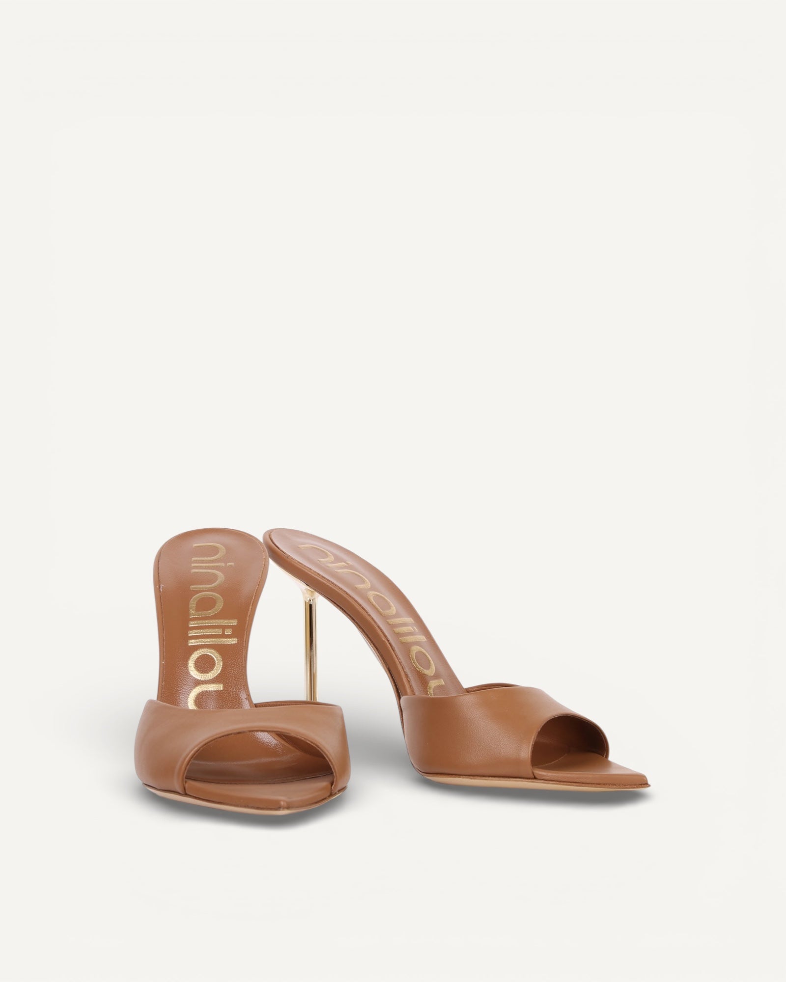 Nina Lilou - Mule Pixel Cuoio