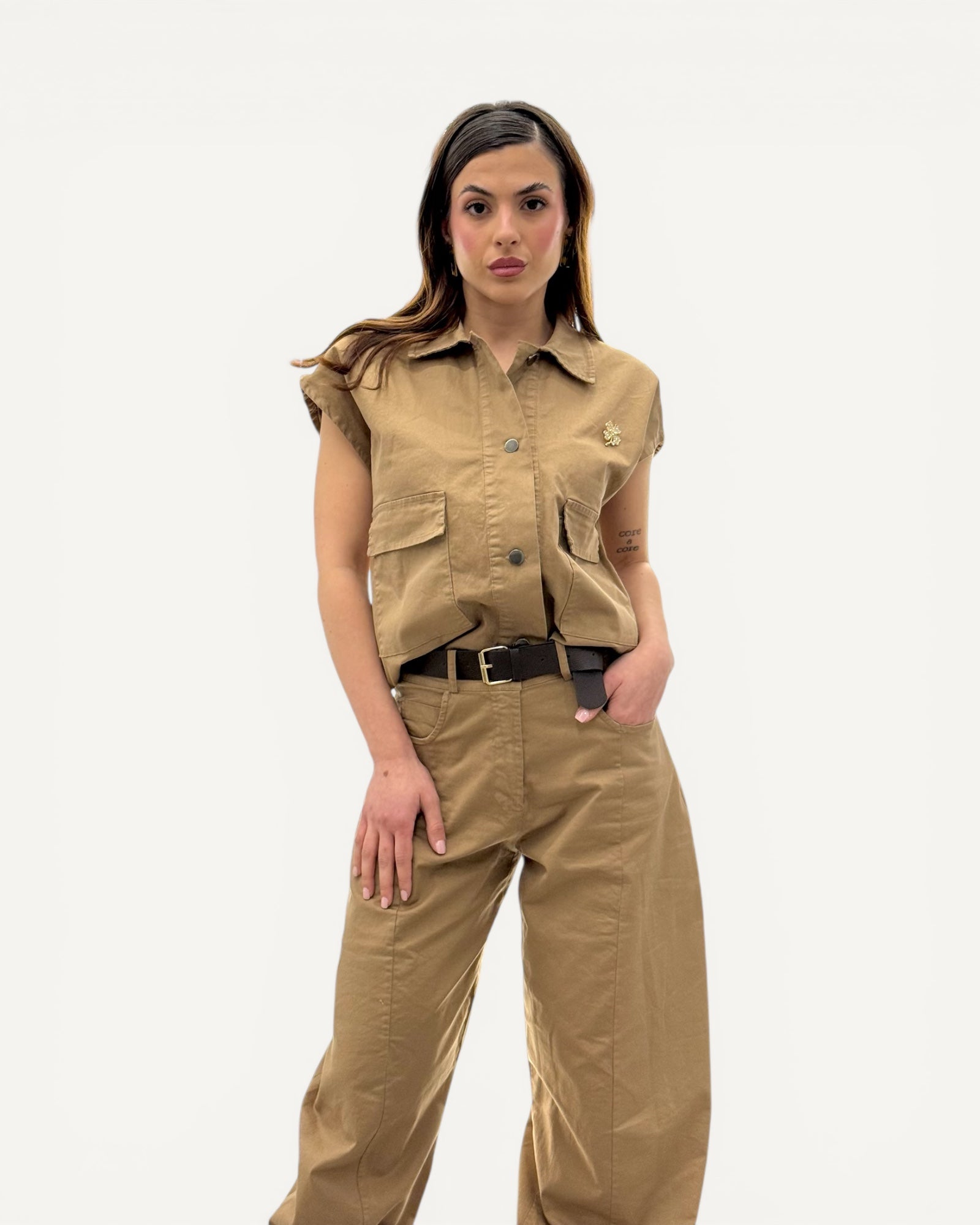 KikiSix - Gilet Over Fodera Maculata