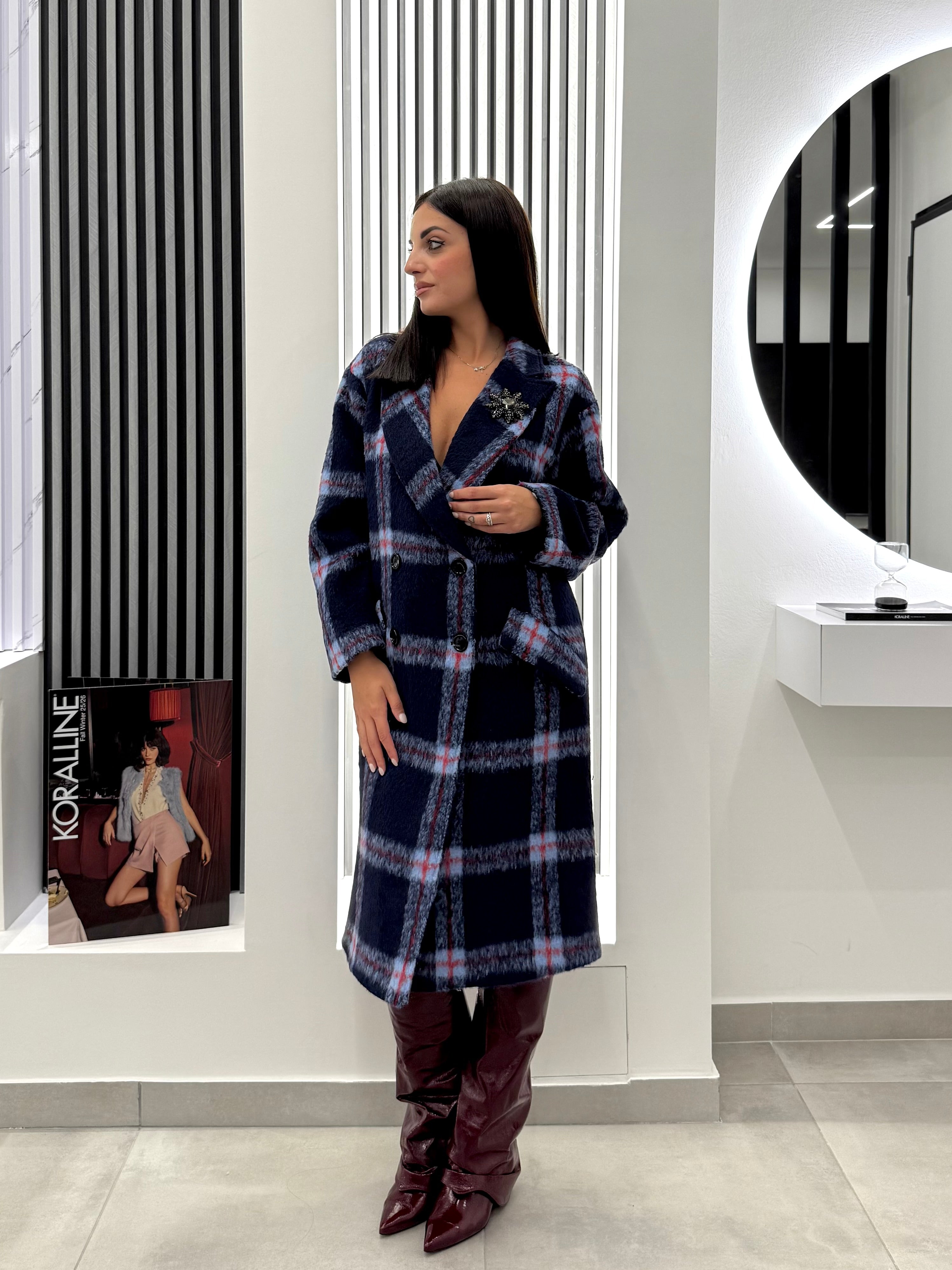 Koralline - Cappotto Quadri