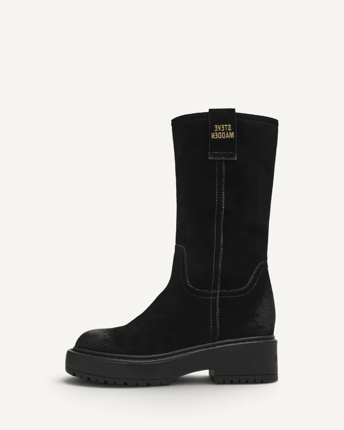 Steve Madden Ruckus - Stivale in Suede Nero