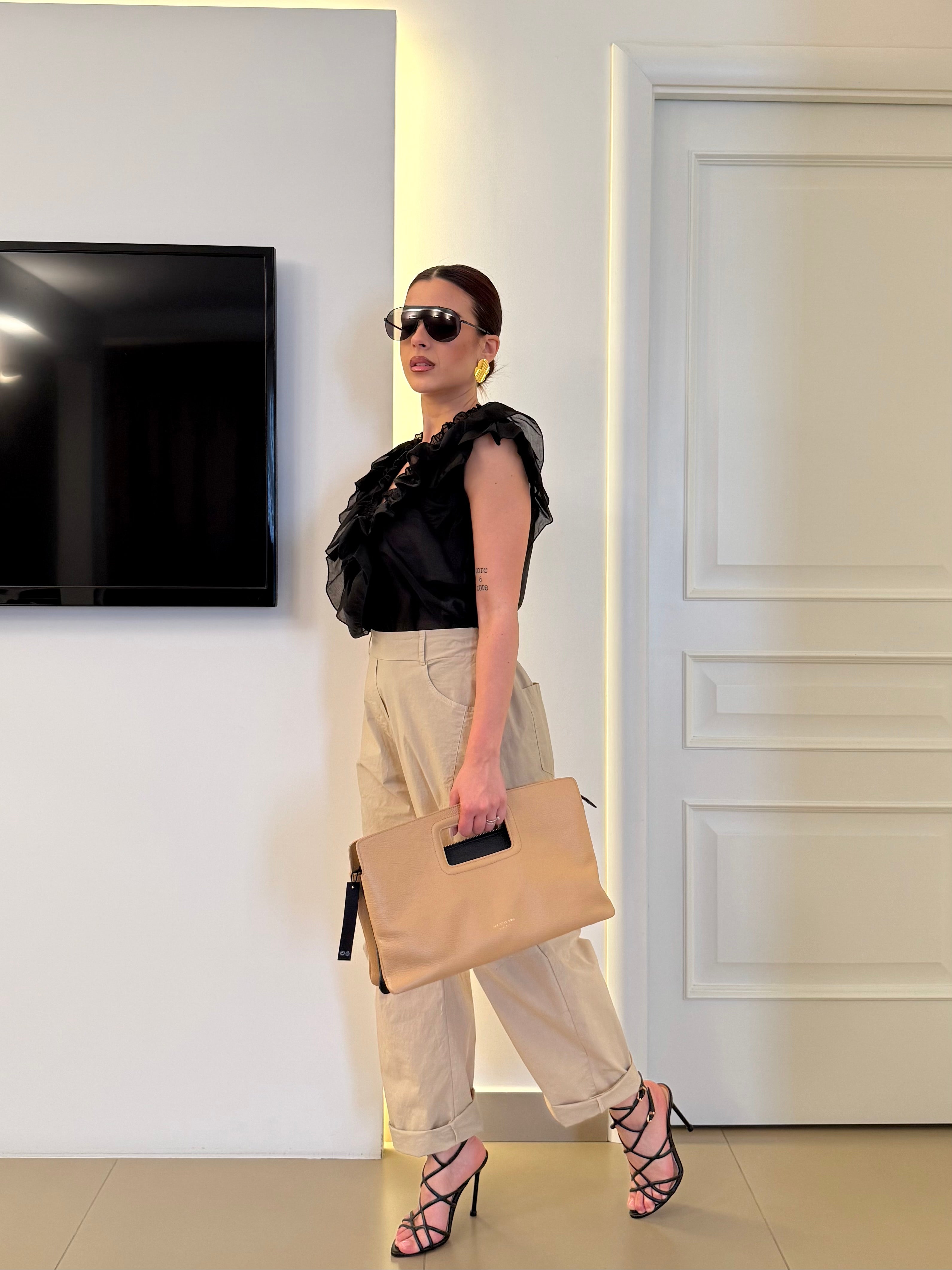 D'Elle - Giulia Mastini - Blusa con Volant