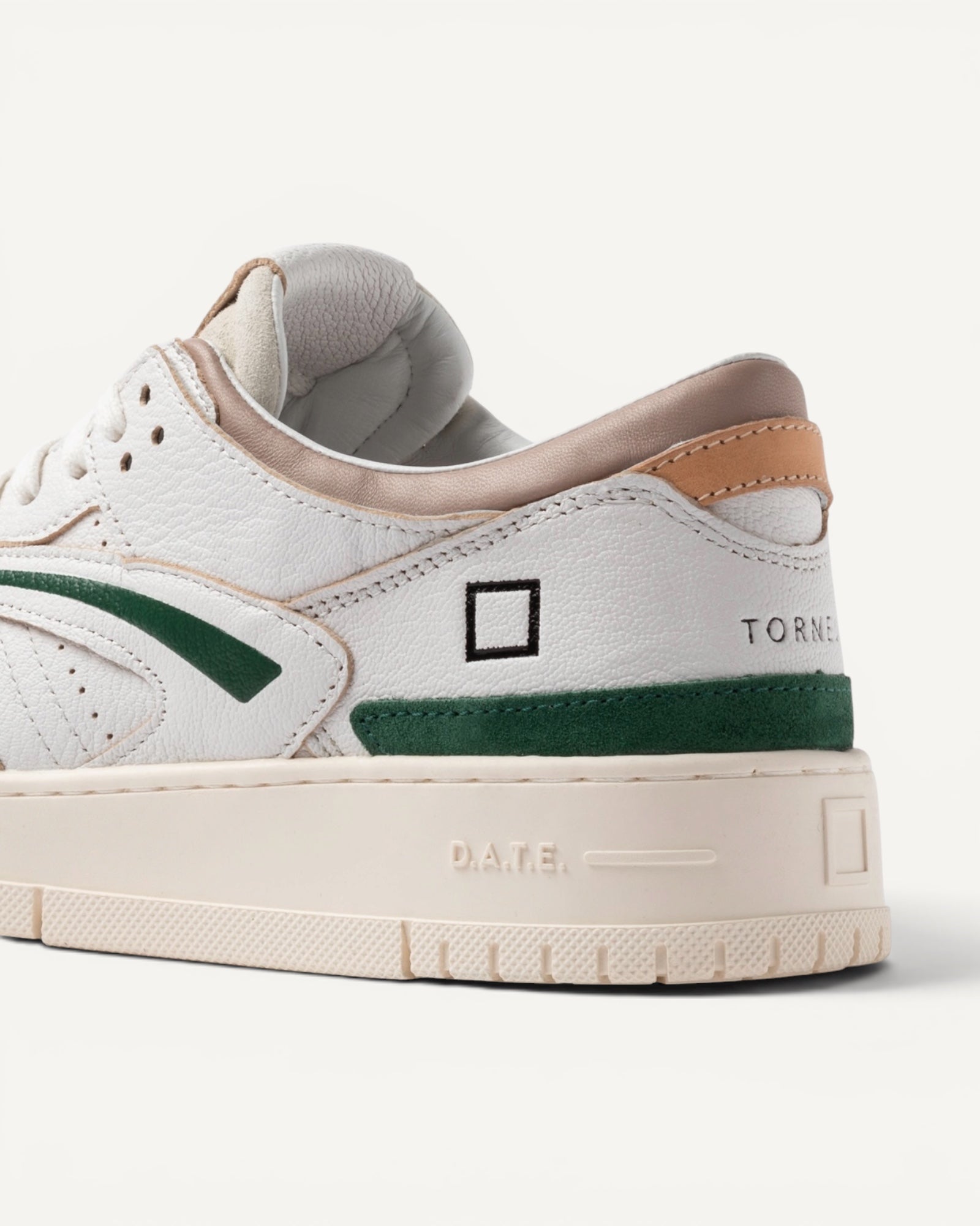 D.A.T.E. - Sneakers Torneo Pure Calf White-Green