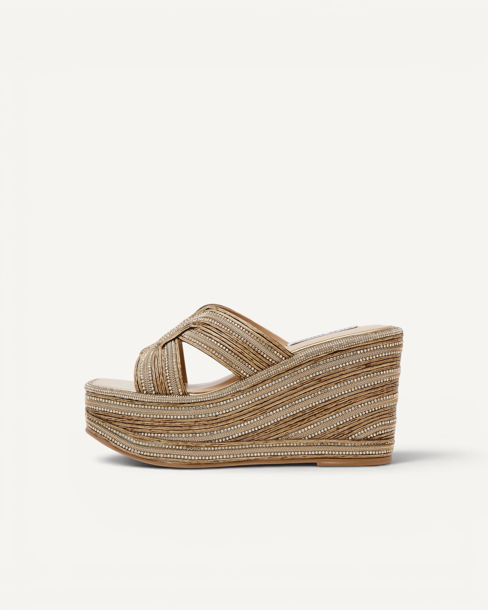 Steve Madden - Zeppa Justice Oro Strass