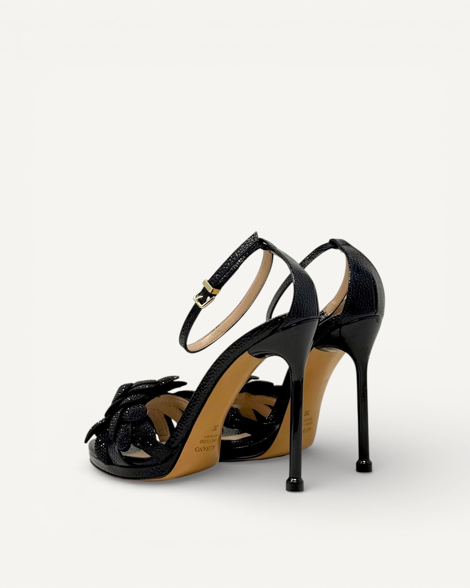 Albano - Sandalo Snake Nero