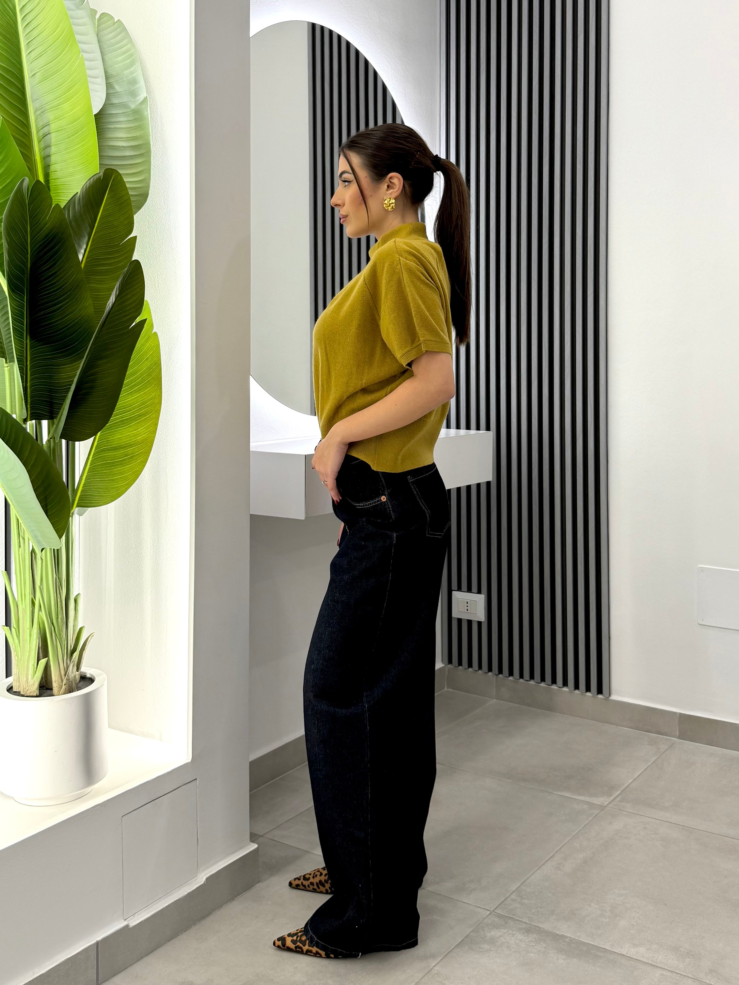 Club Crochet - Top Cashmer Senape