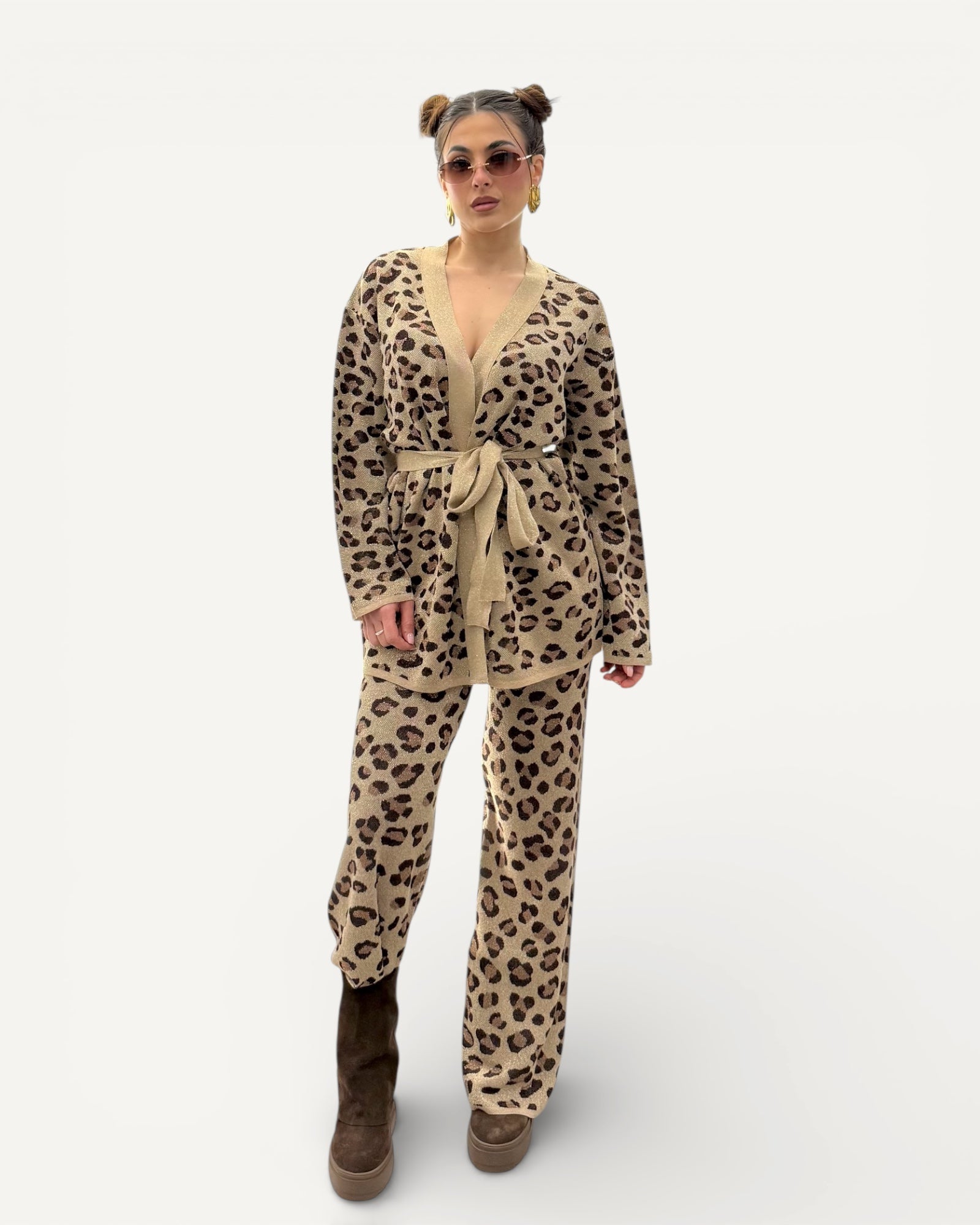 Kontatto - Cardigan Lurex Maculato