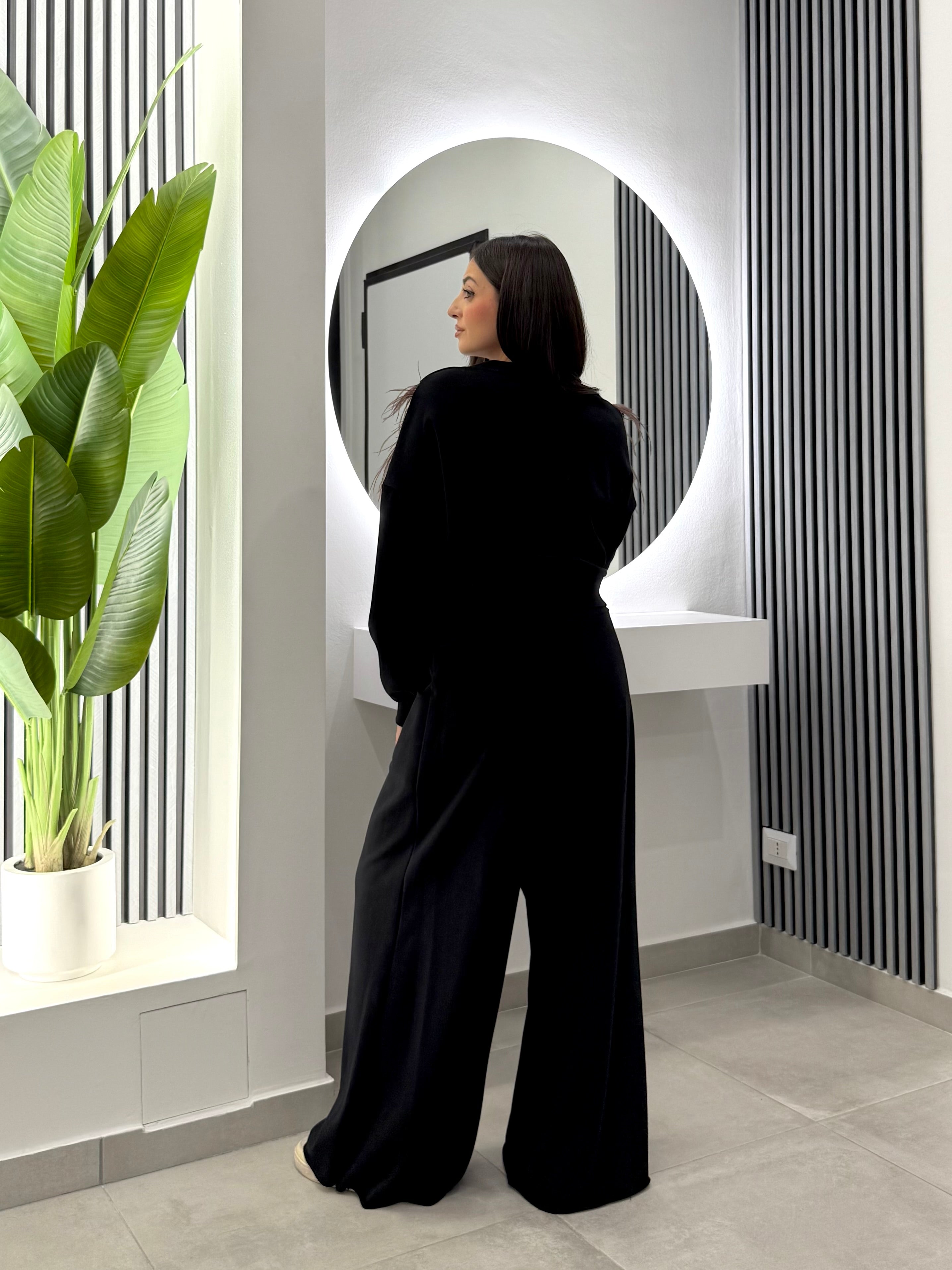 D'Elle Giulia Mastini - Pantalone Felpa Largo