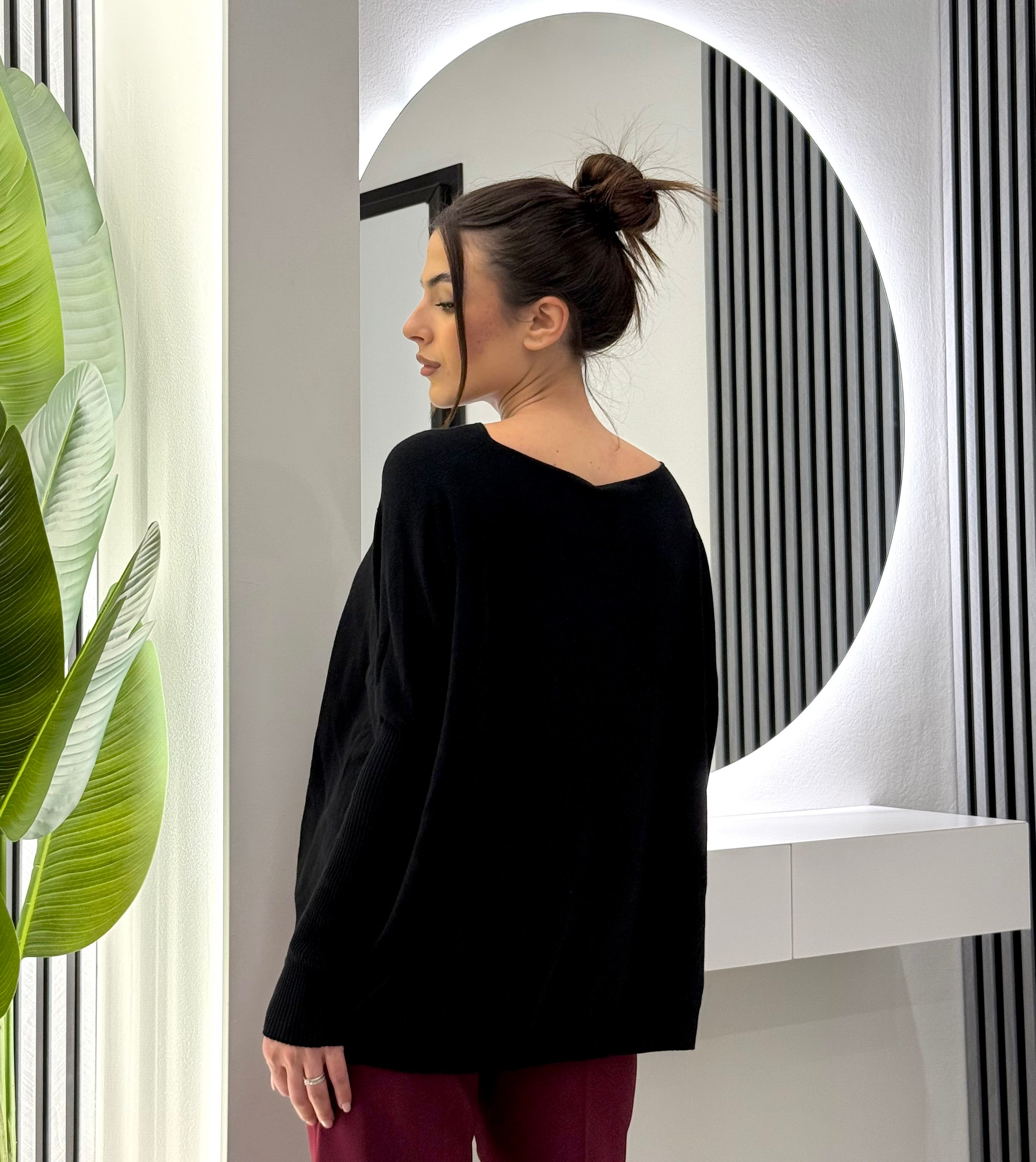 Kontatto - Maglia Barca Over Nera