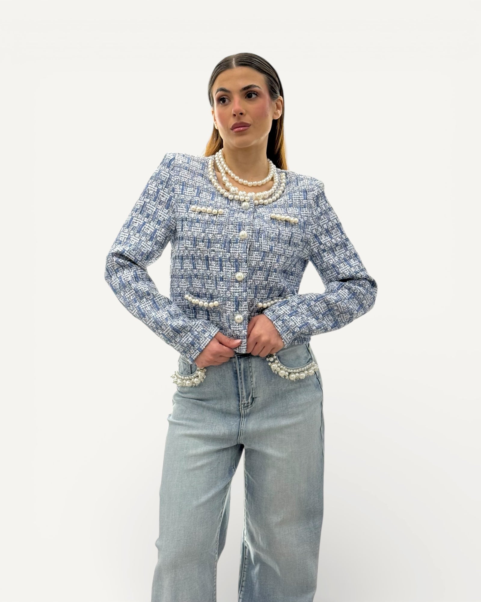 No Secrets - Giacca Bouclette