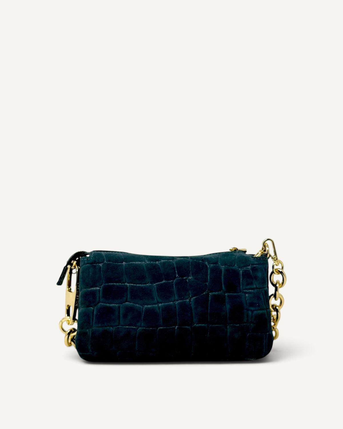 My Best Bag - Borsa Reflex Croco Suede Mini Ottanio