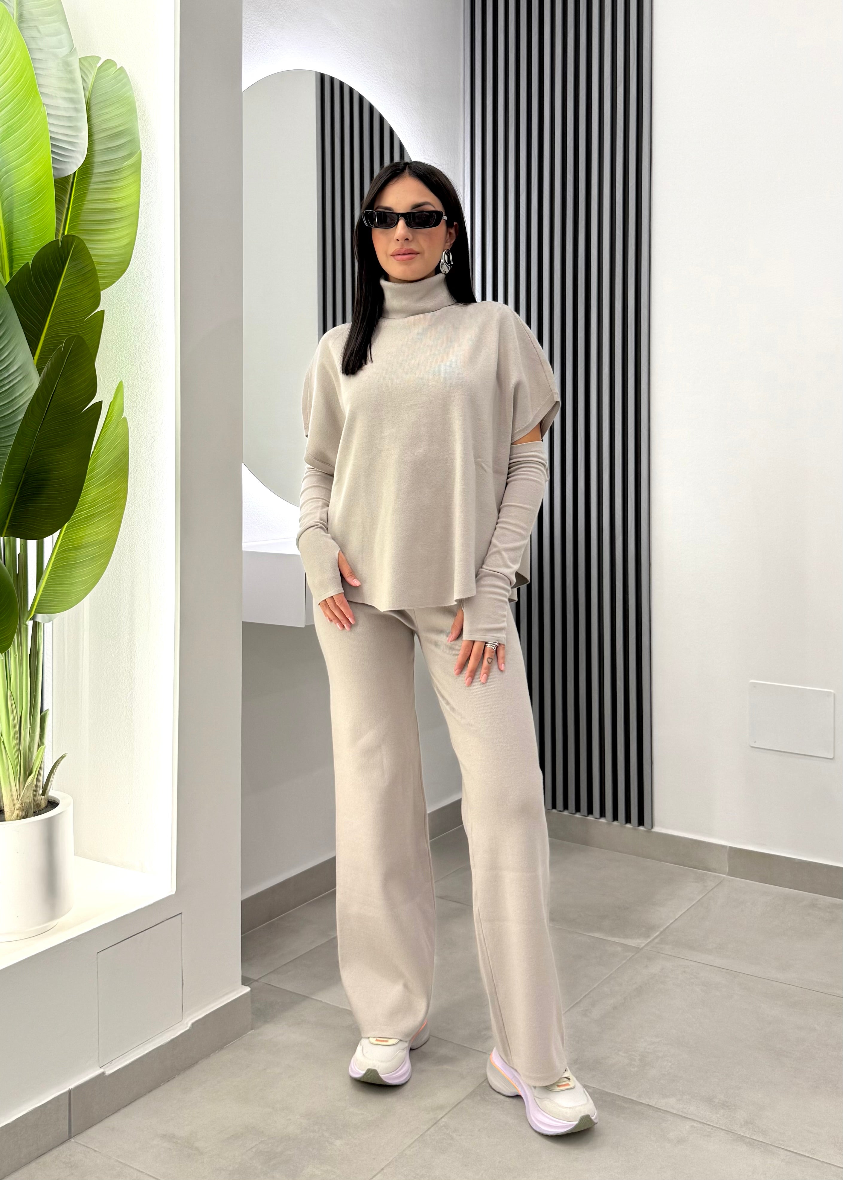 Club Crochet - Set Coordinato Grigio