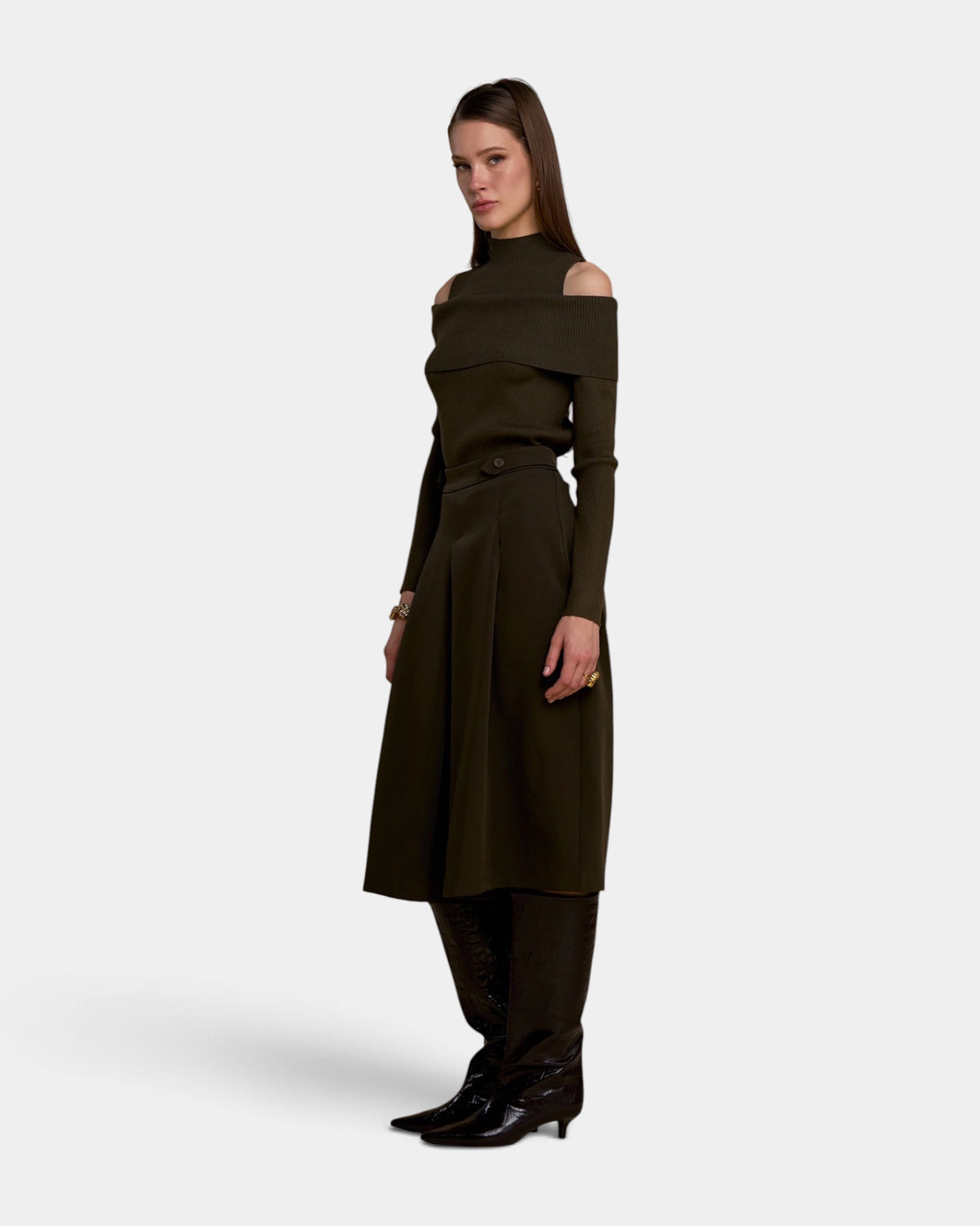 No Secrets - Maxi Bermuda con Pinces