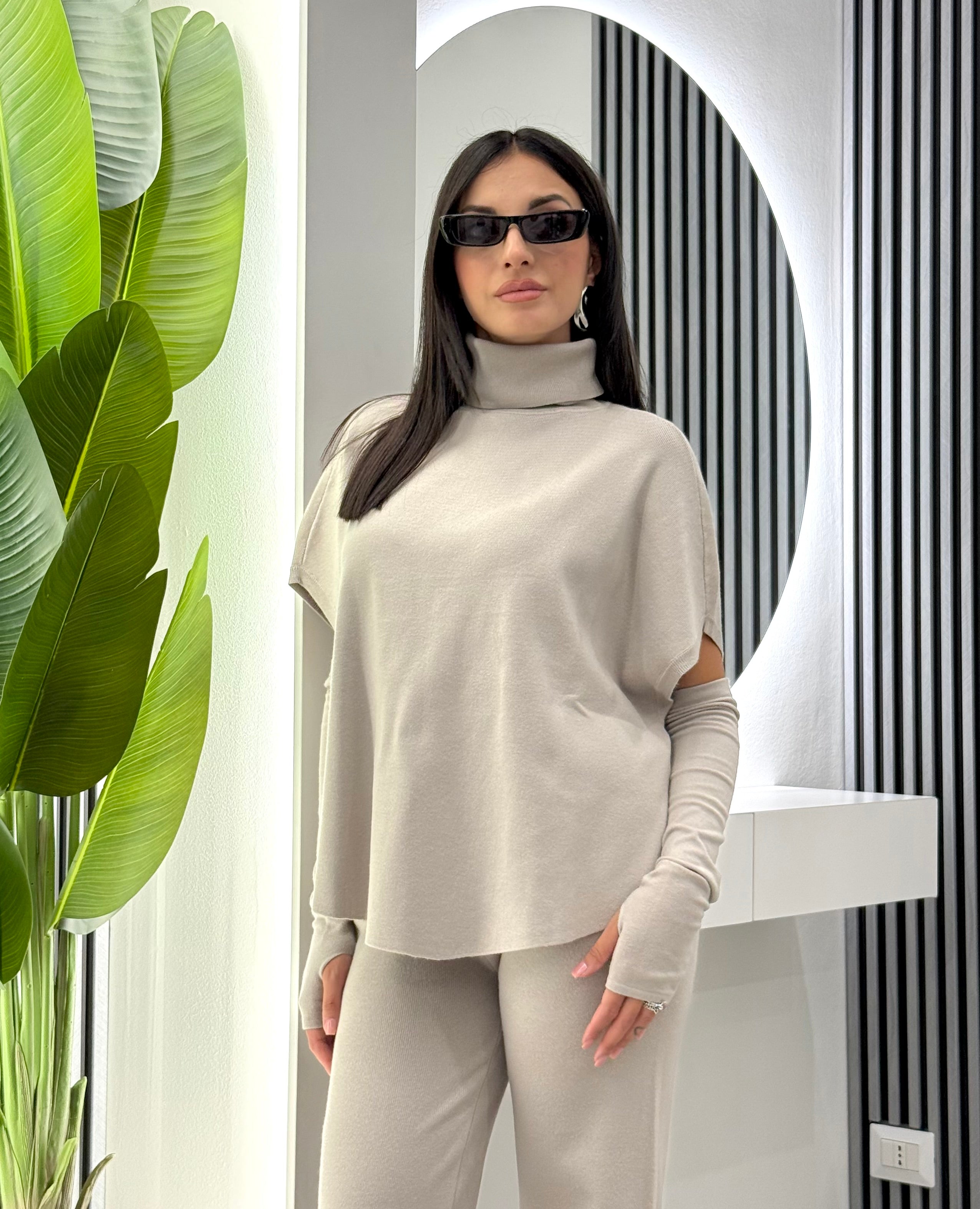 Club Crochet - Set Coordinato Grigio