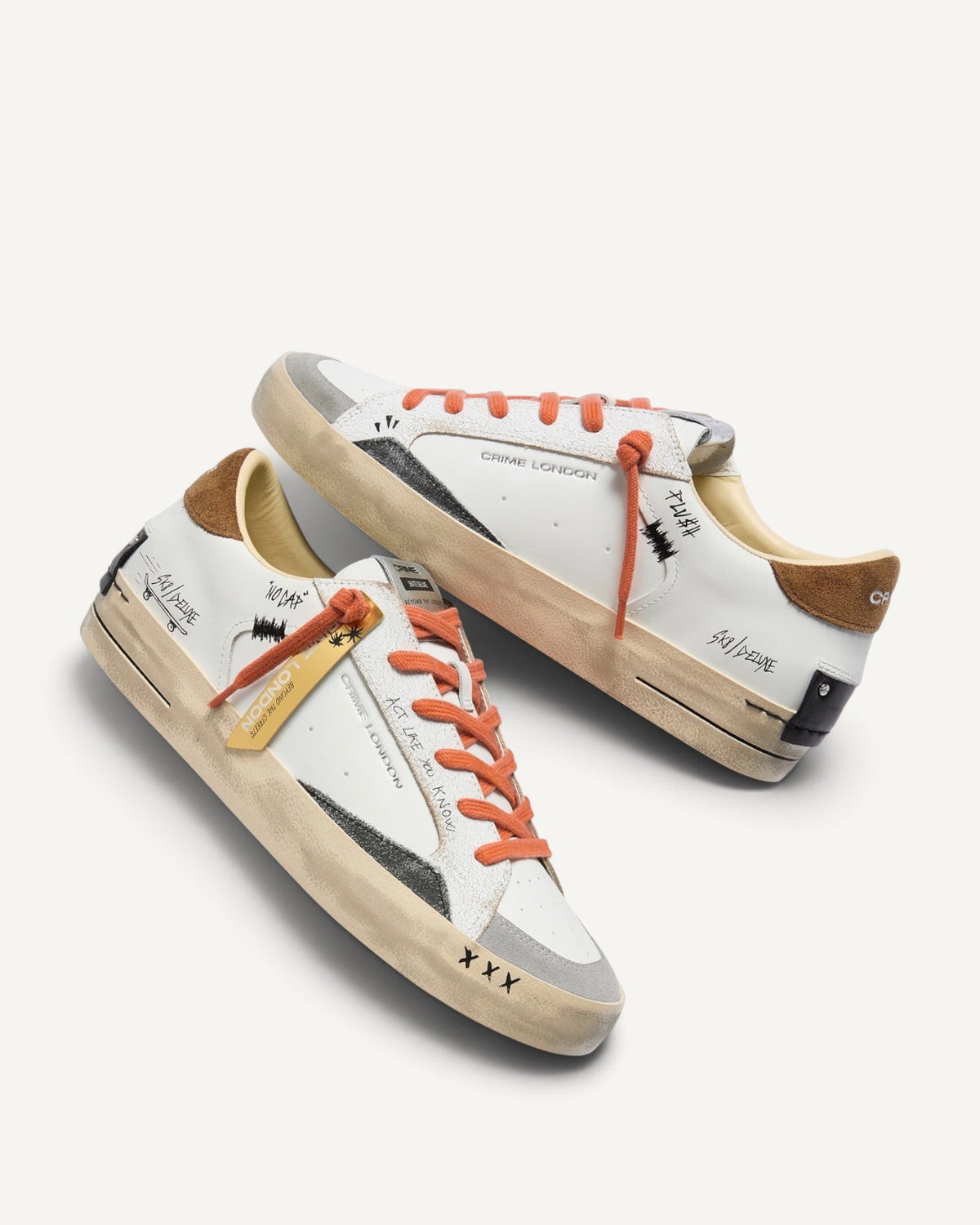 Crime London - Skate Orange Flame