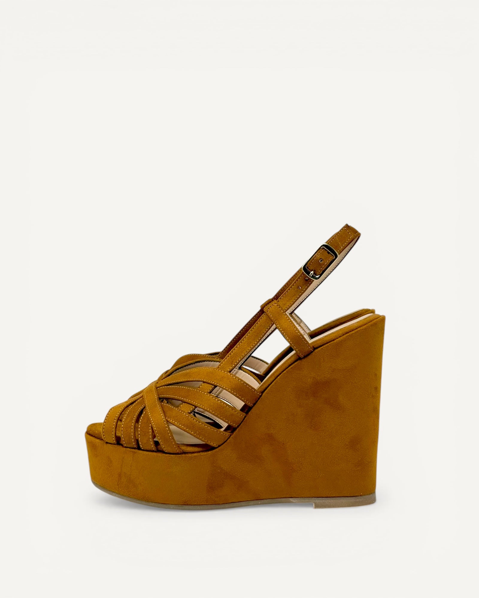 Albano - Zeppa Camoscio Cuoio